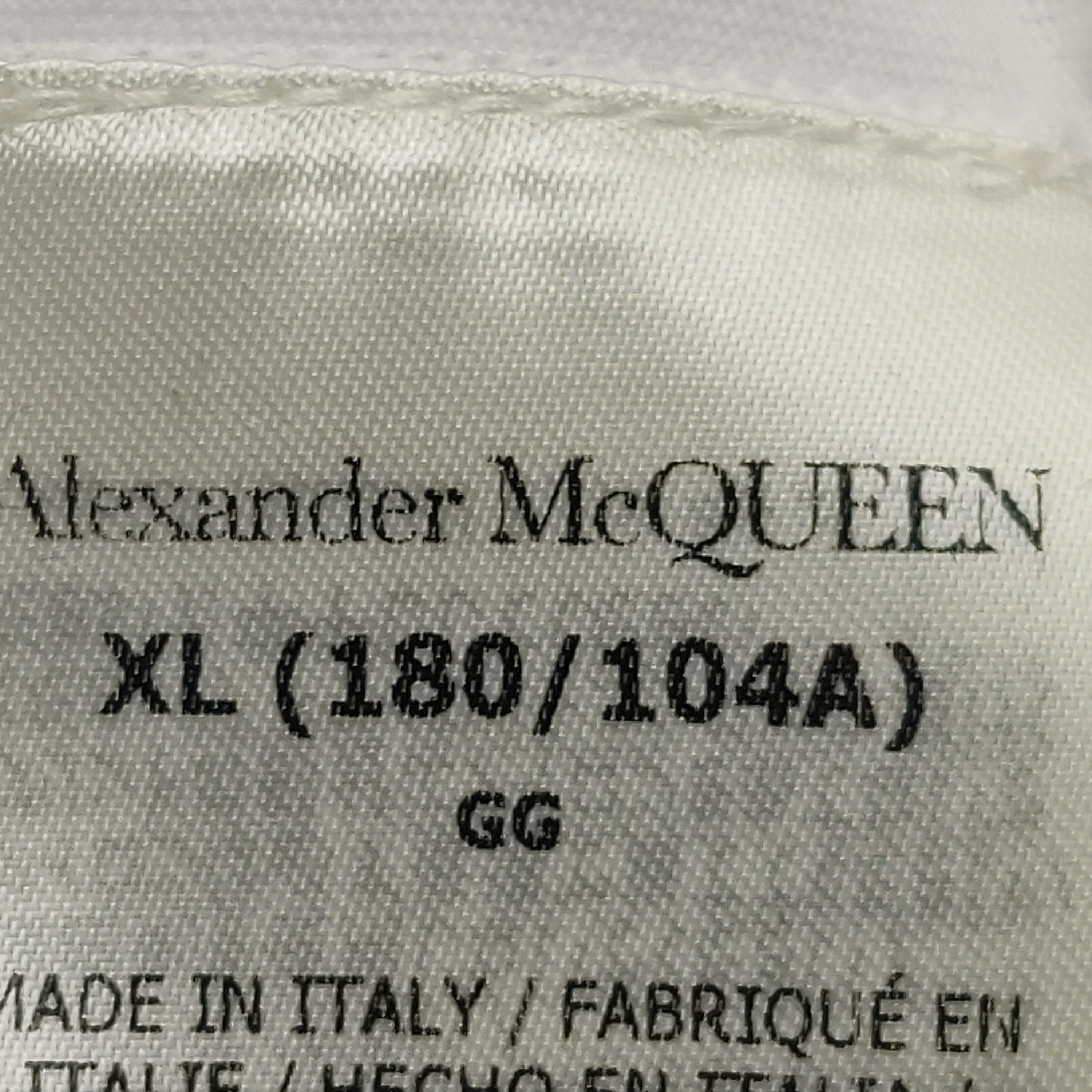 Alexander McQueen Alexander McQueen Men xl Short Sleeve Shirts Size US XL / EU 56 / 4 - 6 Thumbnail