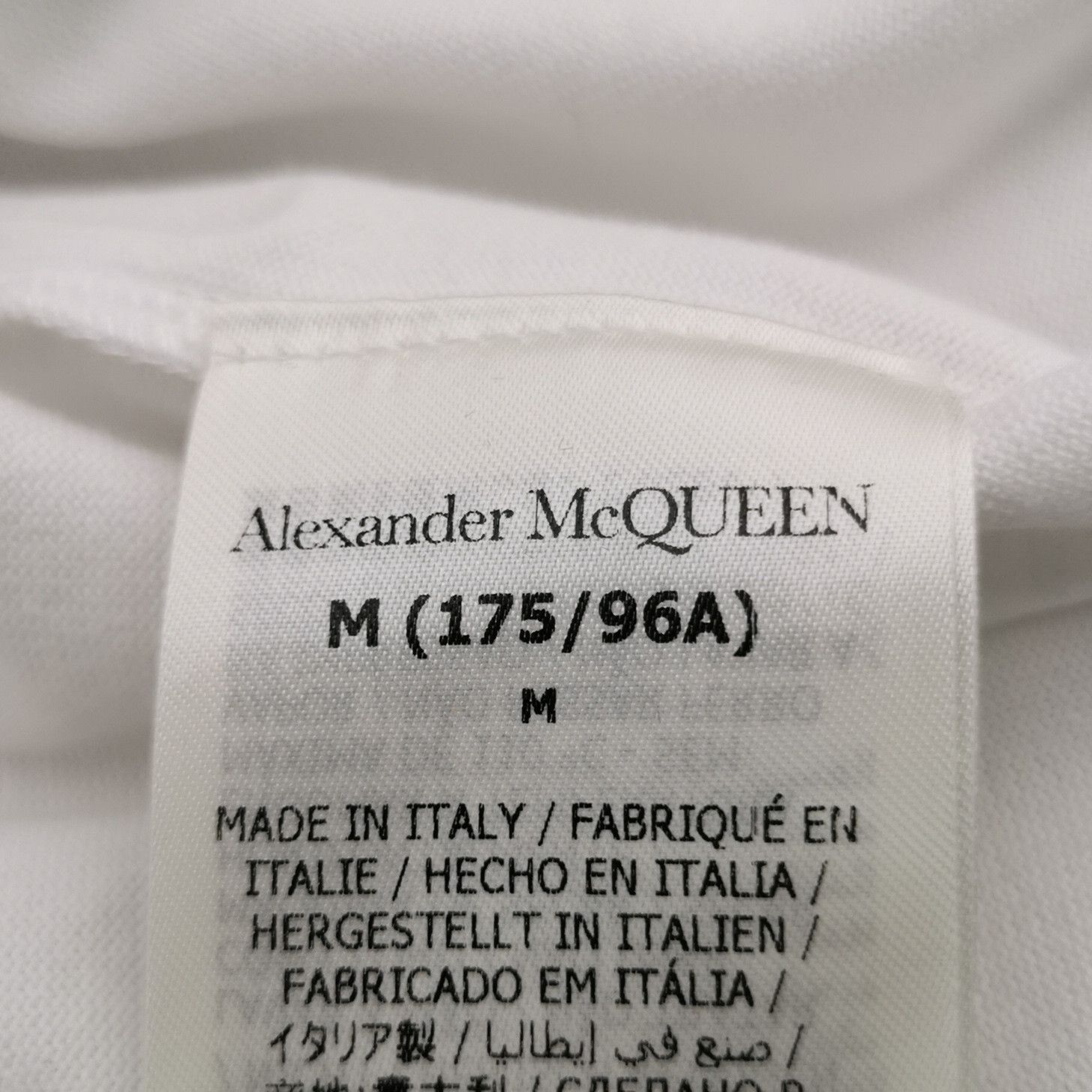 Alexander McQueen Alexander McQueen Men m Short Sleeve Shirts Size US M / EU 48-50 / 2 - 7 Thumbnail