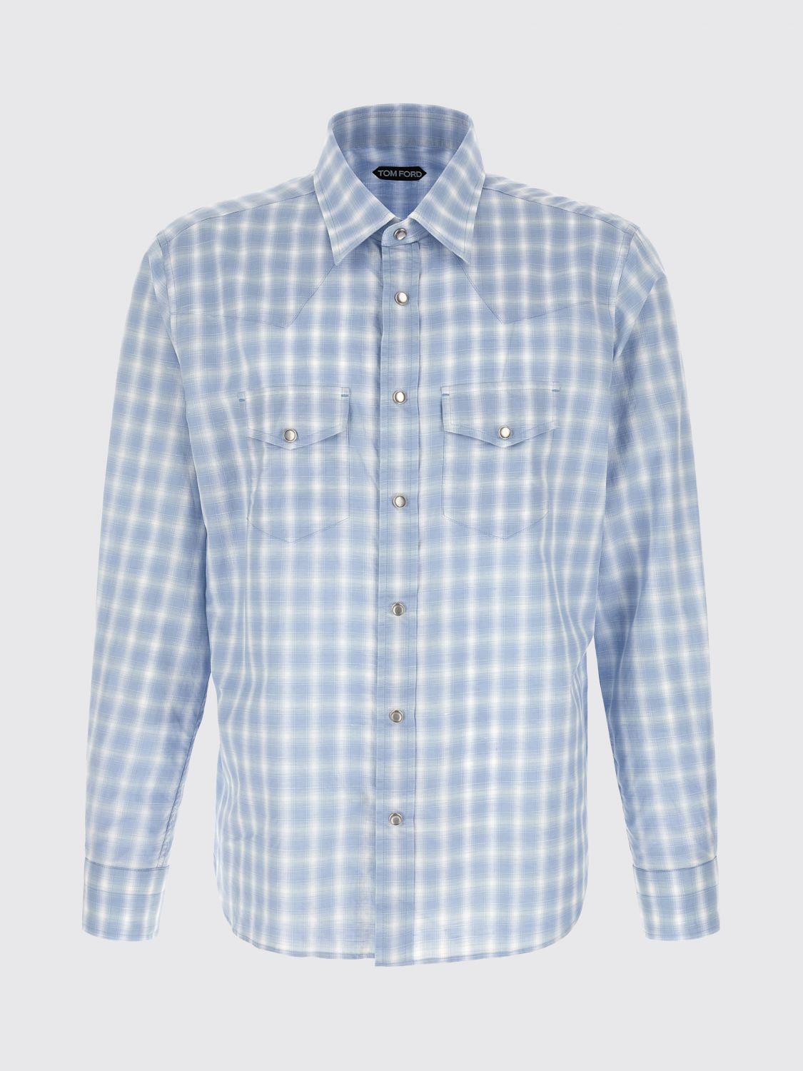 Tom Ford Tom Ford Shirt Men Blue Size US XXS / EU 40 - 2 Thumbnail