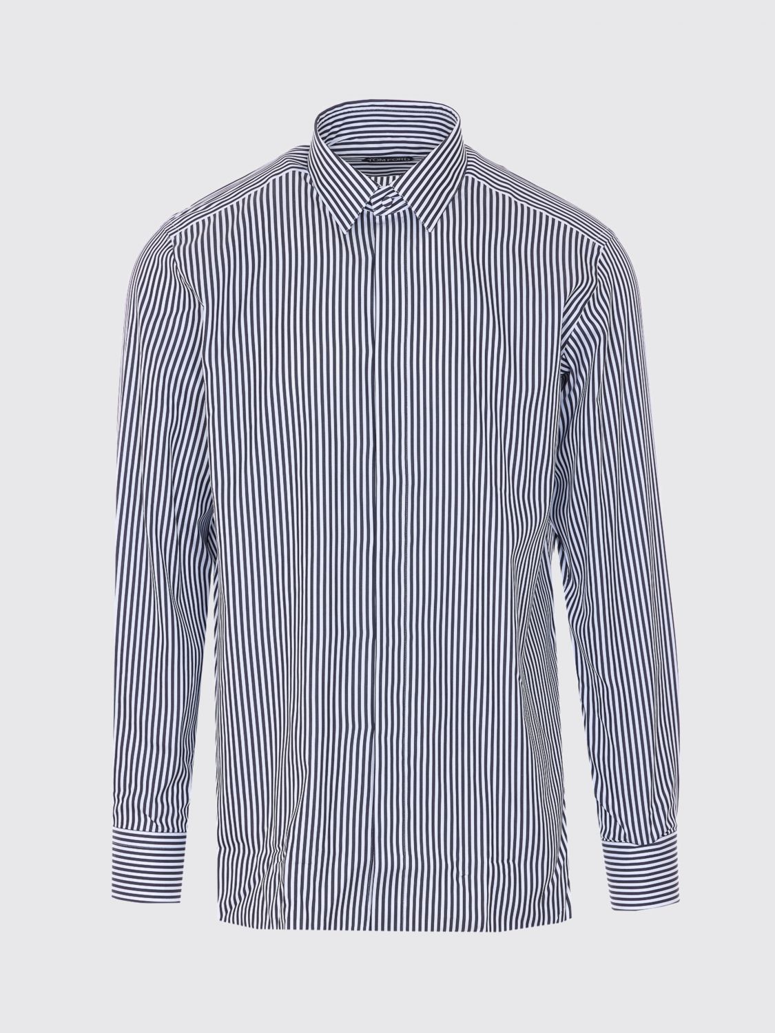 Tom Ford Tom Ford Shirt Men Blue Size US L / EU 52-54 / 3 - 2 Thumbnail