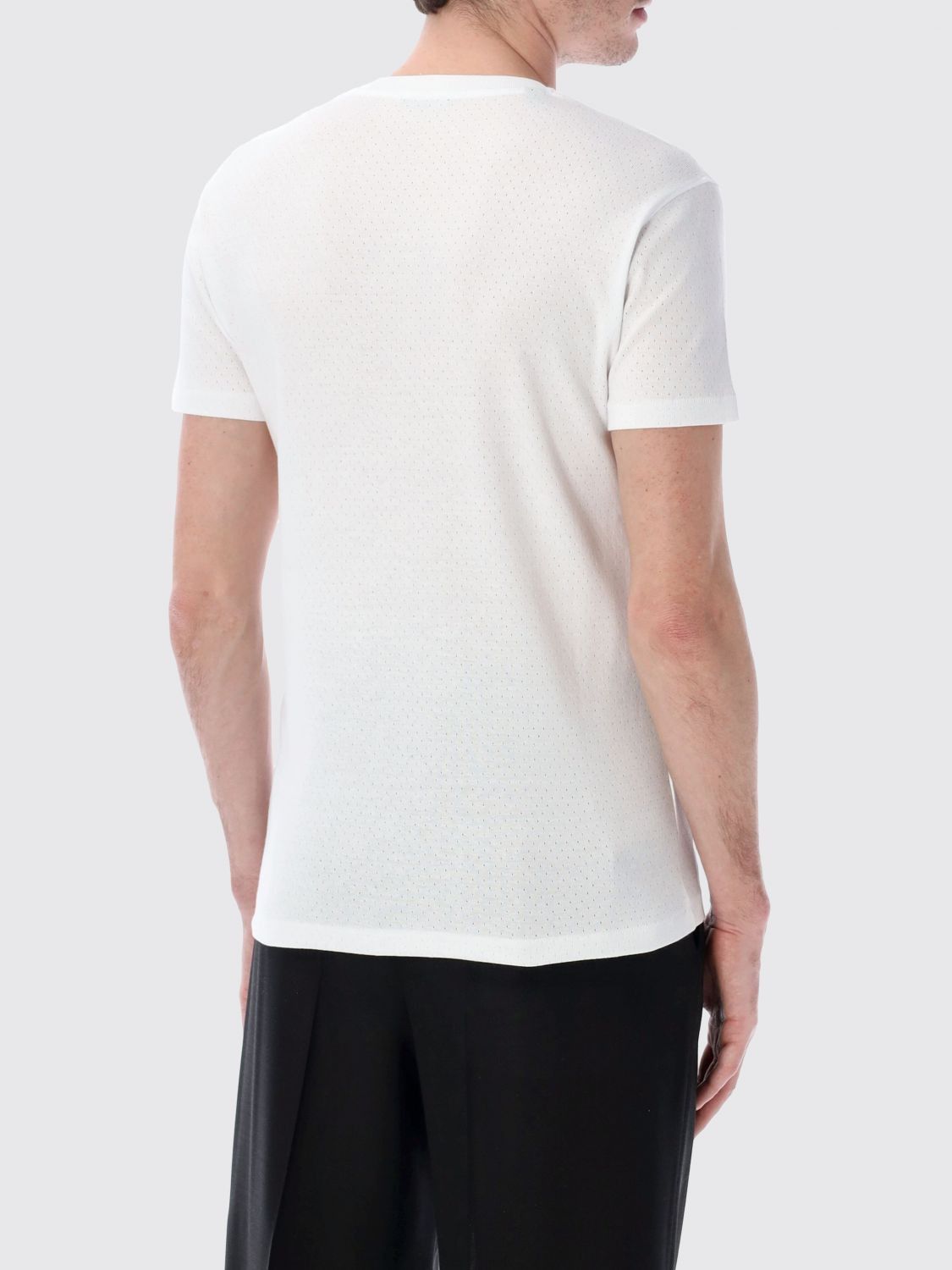 Tom Ford Tom Ford T-Shirt Men White Size US XXL / EU 58 / 5 - 2 Thumbnail