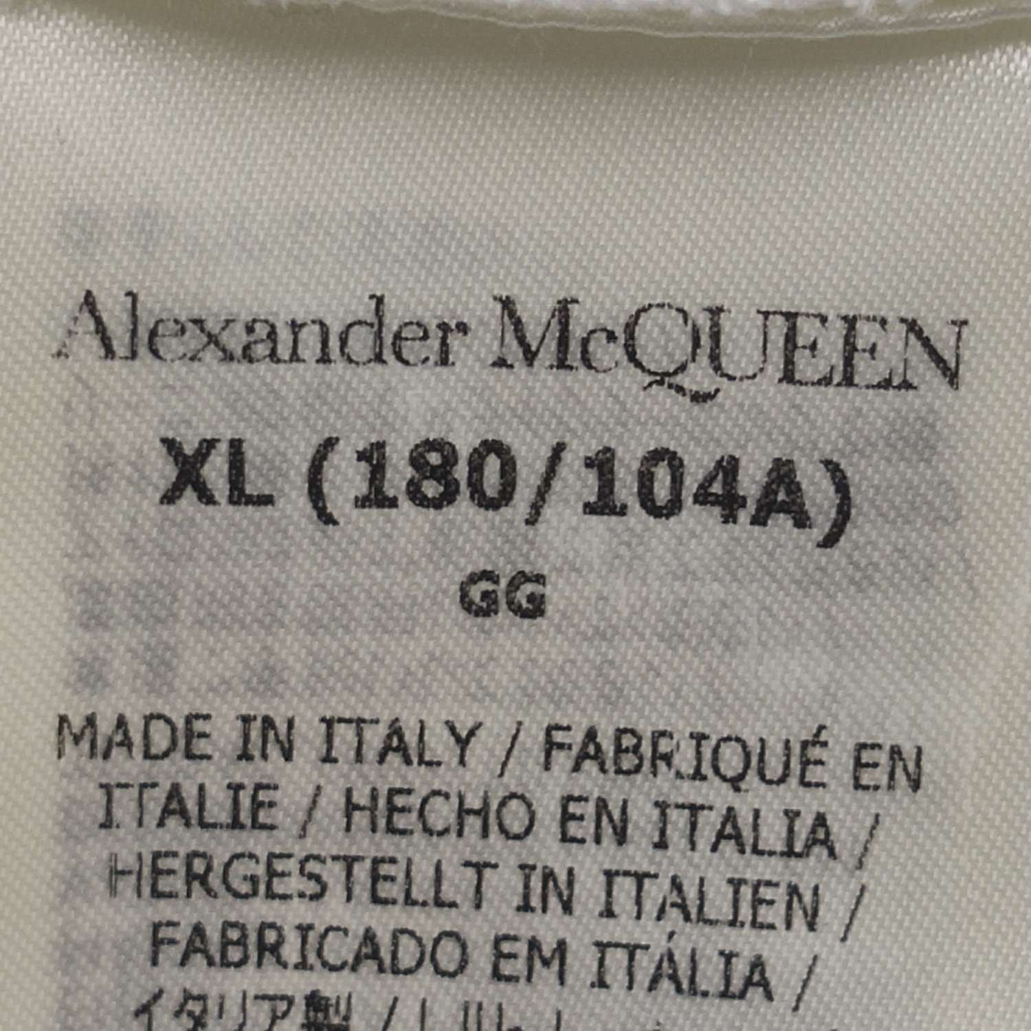 Alexander McQueen Alexander McQueen Men xl Short Sleeve Shirts Size US XL / EU 56 / 4 - 7 Thumbnail