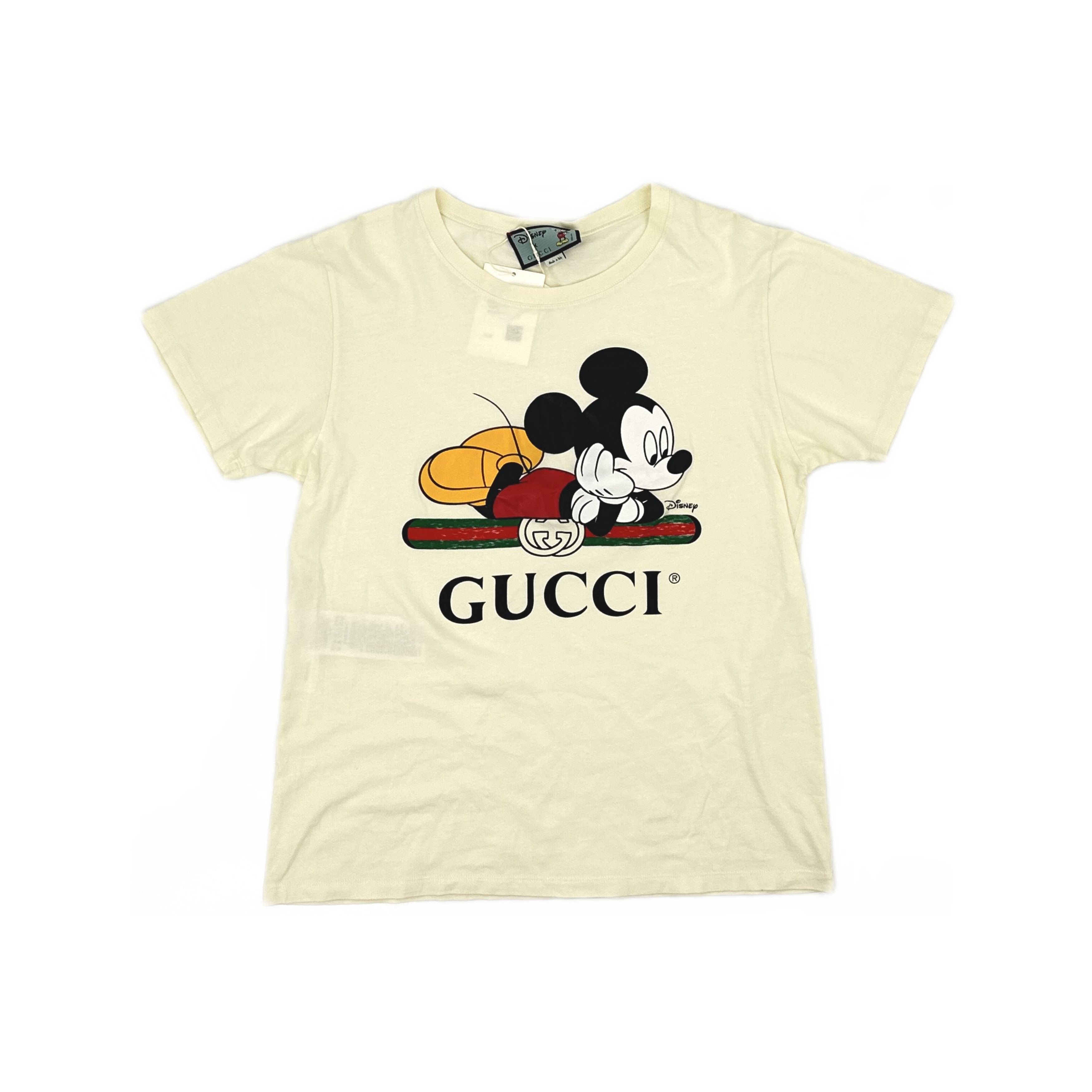 Gucci Gucci x Disney 2020 Mickey Mouse Logo T-Shirt S Size S / US 4 / IT 40 - 2 Thumbnail