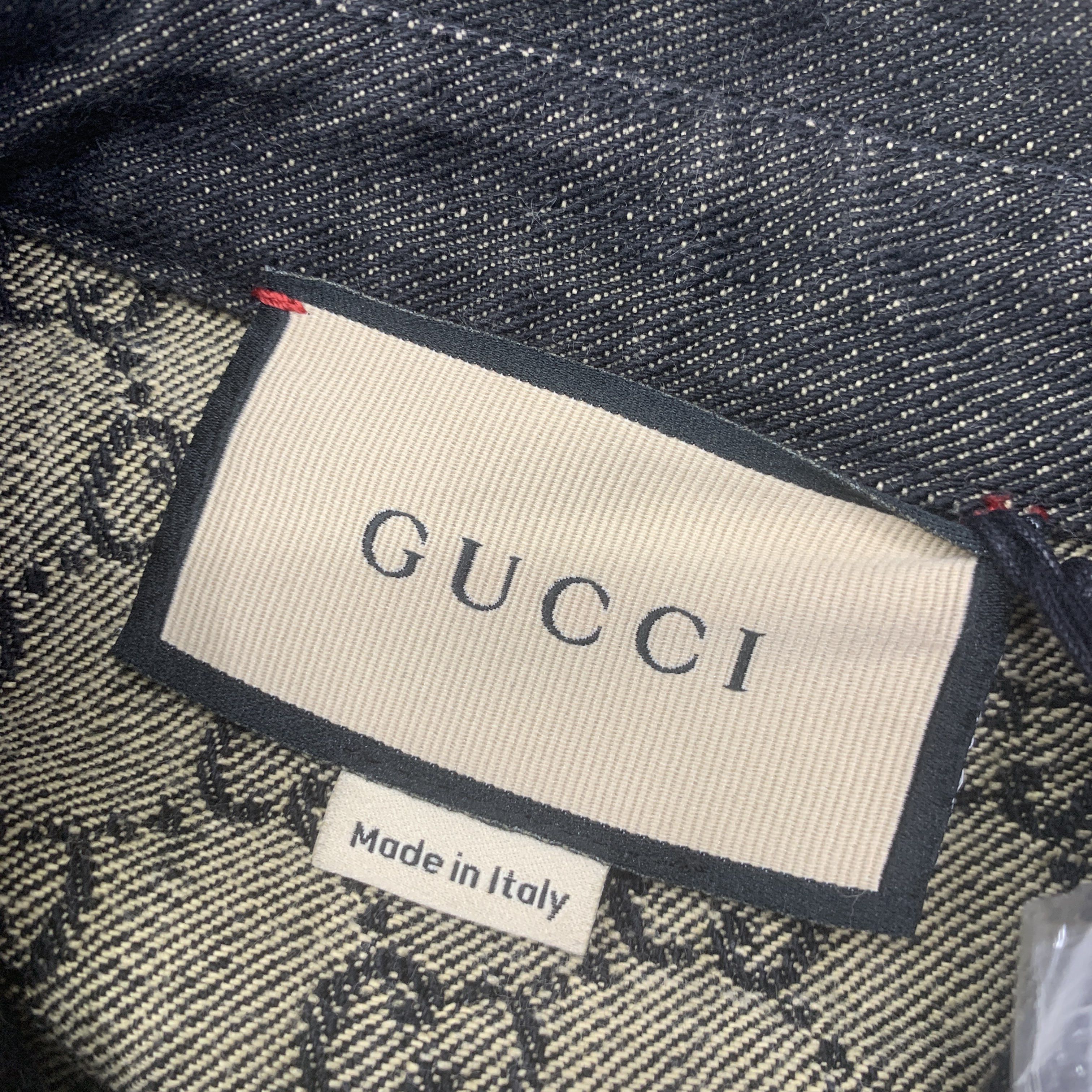 Gucci Gucci GG Monogram Jacquard Denim Shirt Size 46 Size US S / EU 44-46 / 1 - 4 Thumbnail