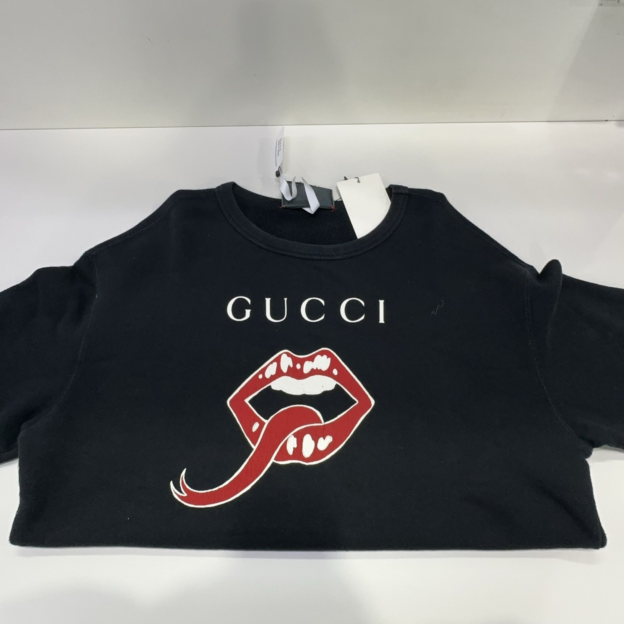 Gucci Gucci Mouth Lips Print Sweatshirt S Size US S / EU 44-46 / 1 - 8 Thumbnail