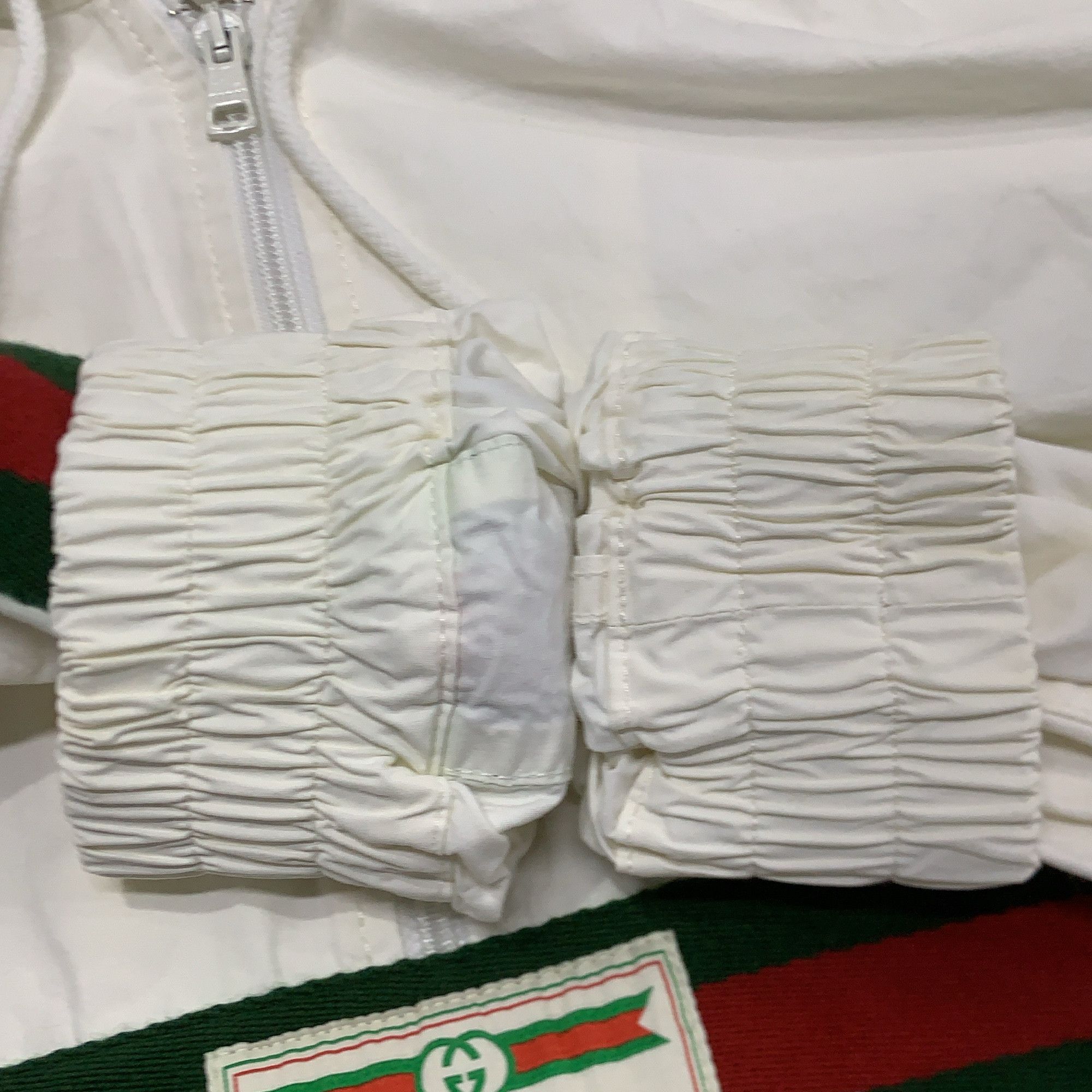 Gucci Gucci Web Stripe Logo Half-Zip Anorak Size 44 Size US S / EU 44-46 / 1 - 11 Thumbnail