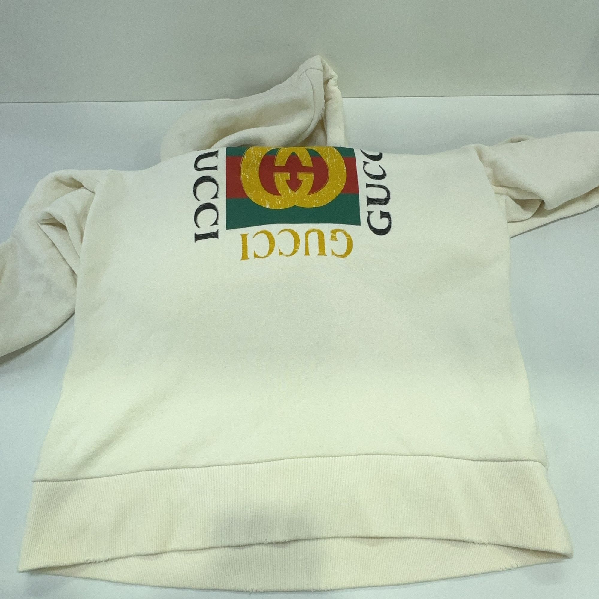 Gucci Gucci Vintage Logo Print Hoodie Size M Size US M / EU 48-50 / 2 - 15 Thumbnail