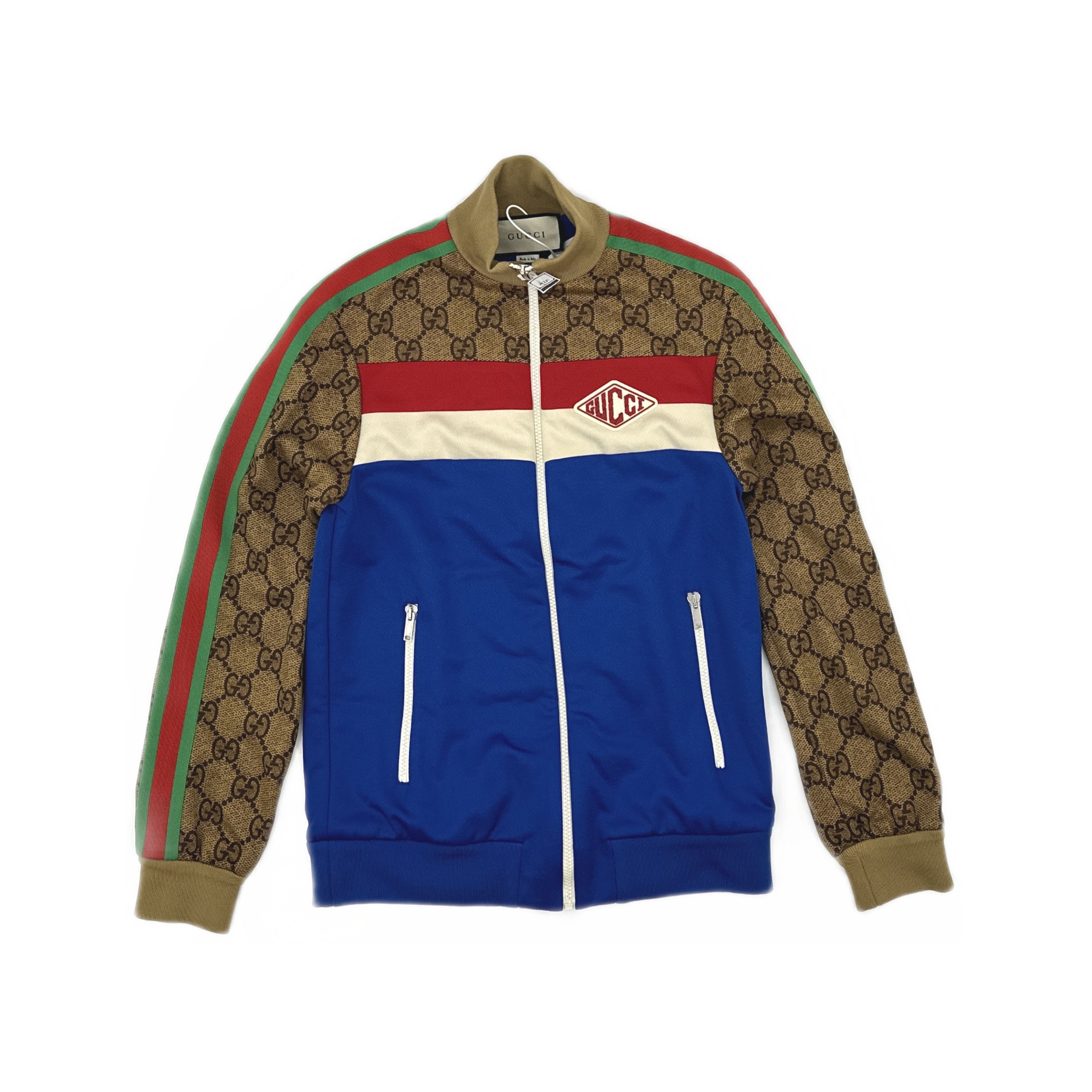Gucci Gucci GG Monogram Colorblock Track Jacket XXS Size XXS / US 00 / IT 34 - 2 Thumbnail
