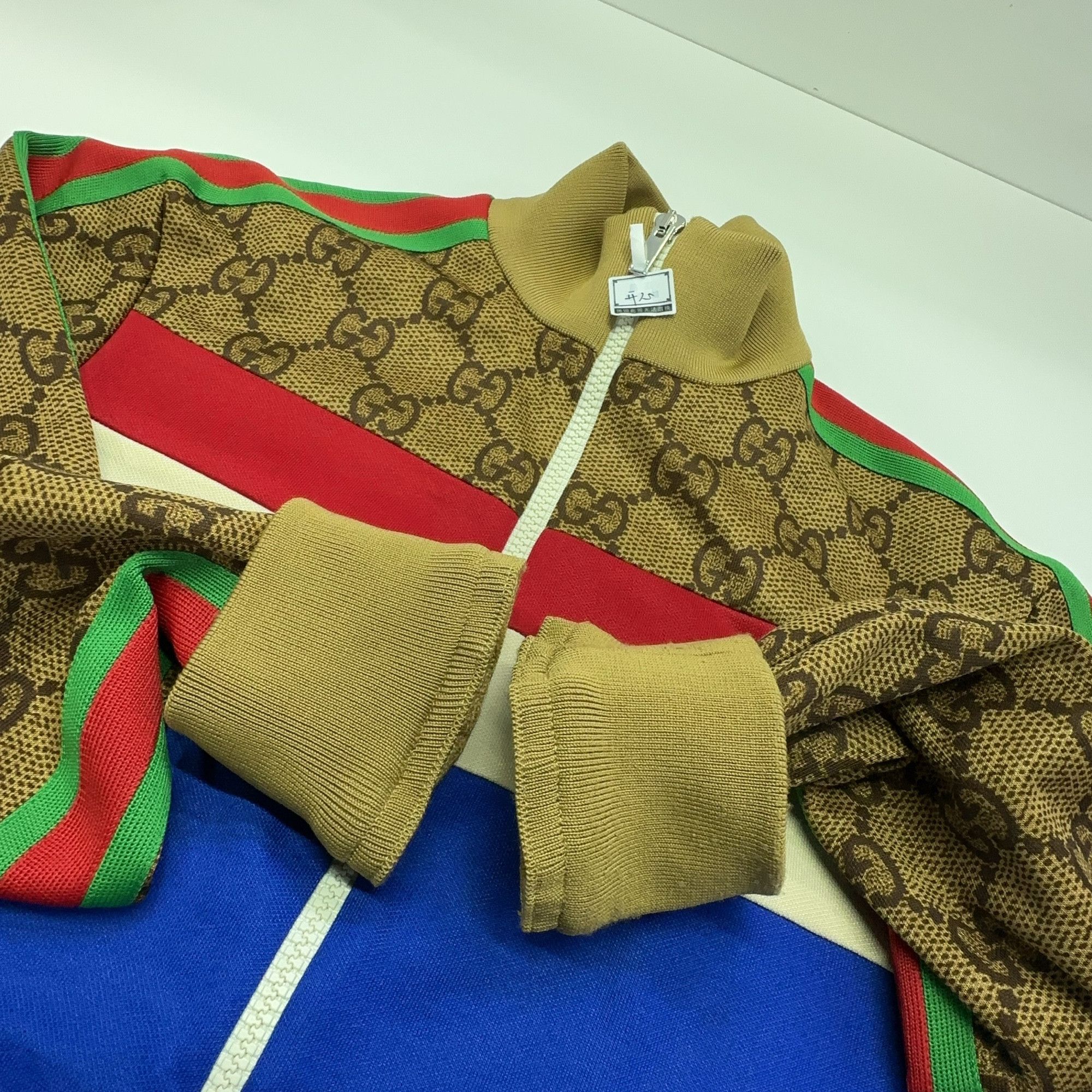 Gucci Gucci GG Monogram Colorblock Track Jacket XXS Size XXS / US 00 / IT 34 - 8 Thumbnail