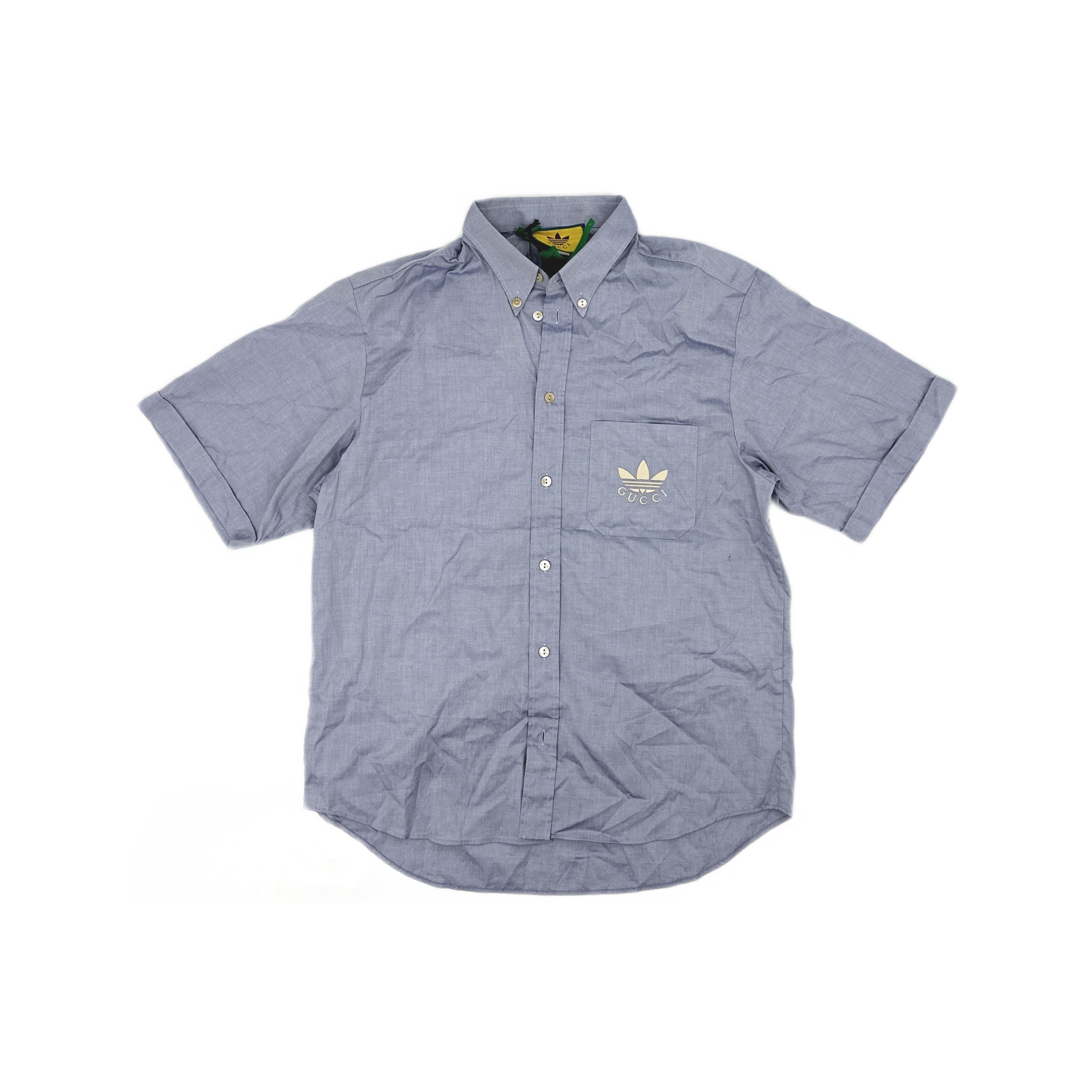 Gucci Gucci x Adidas Embroidered Short Sleeve Shirt 50 Size US M / EU 48-50 / 2 - 2 Thumbnail