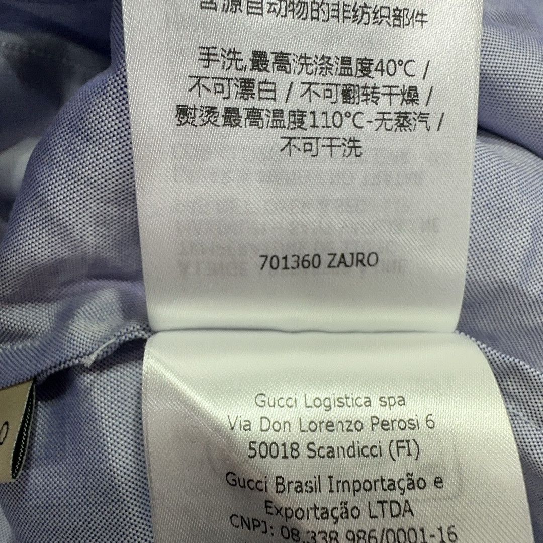 Gucci Gucci x Adidas Embroidered Short Sleeve Shirt 50 Size US M / EU 48-50 / 2 - 7 Thumbnail