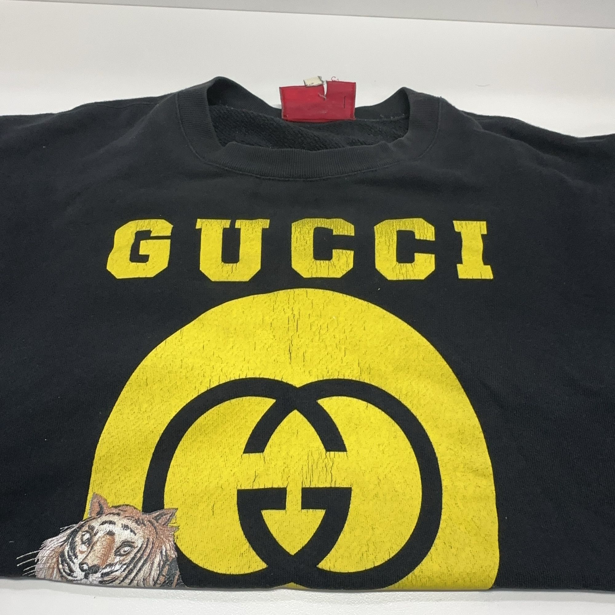 Gucci Gucci Tiger Logo Print Sweatshirt US L Size US L / EU 52-54 / 3 - 9 Thumbnail