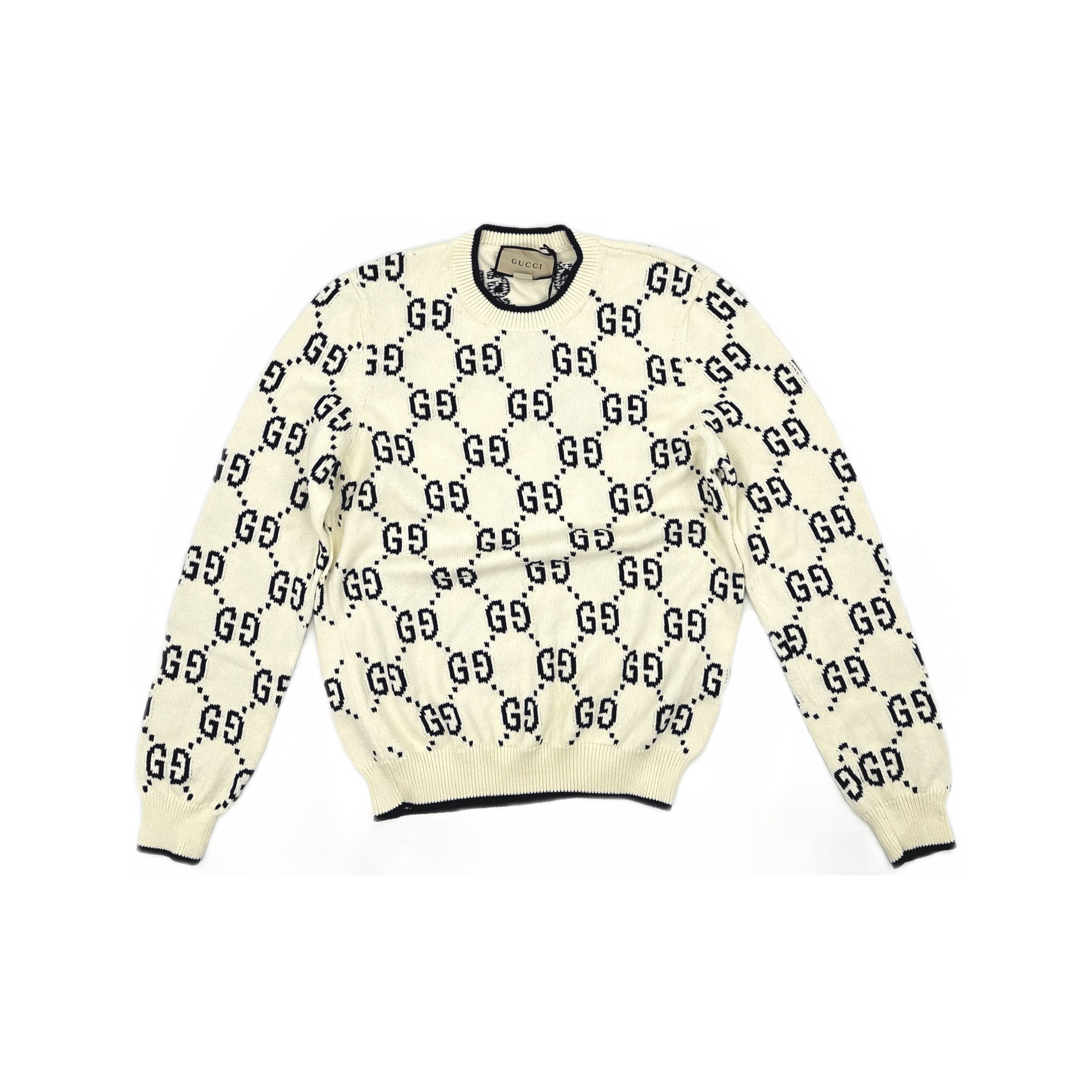 Gucci Gucci GG Logo Print Sweater Size M Size US M / EU 48-50 / 2 - 2 Thumbnail