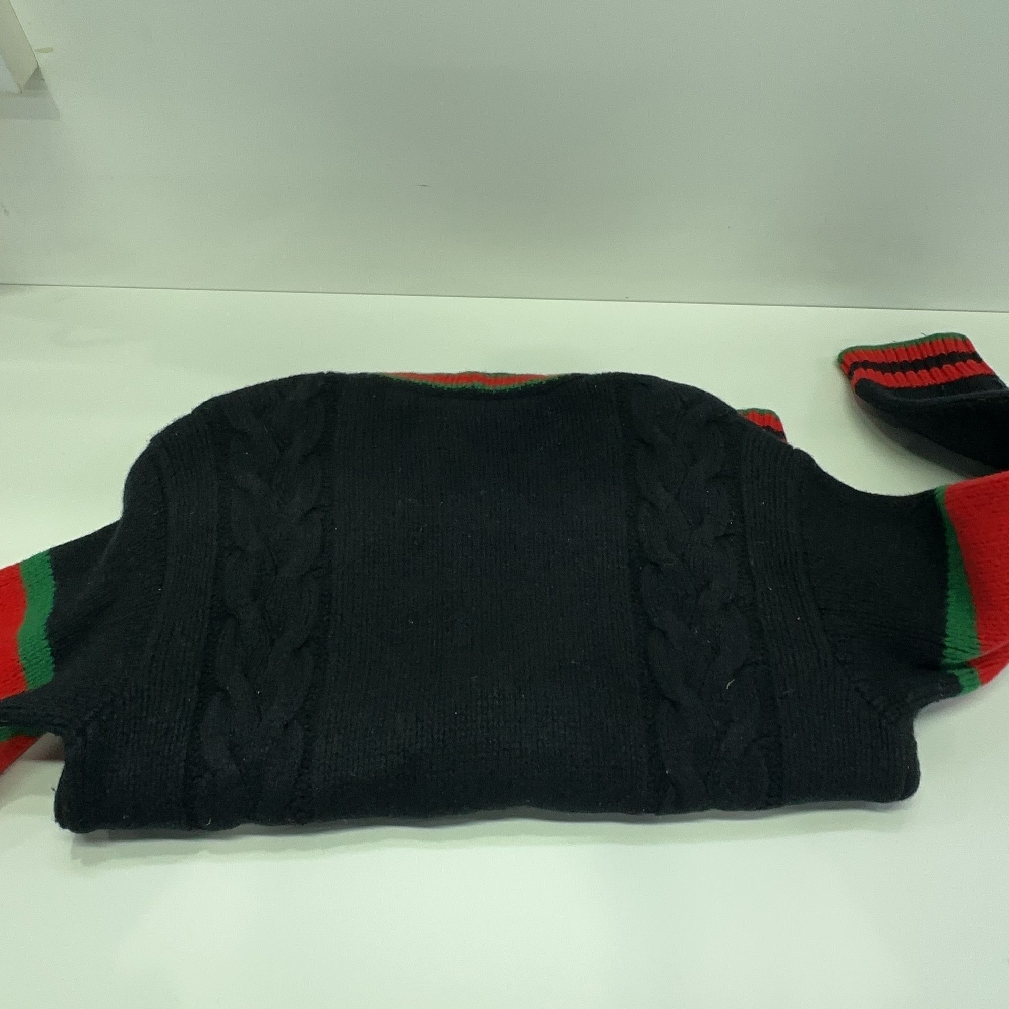 Gucci Gucci Web Stripe Cable Knit Cardigan US M Size US M / EU 48-50 / 2 - 13 Thumbnail