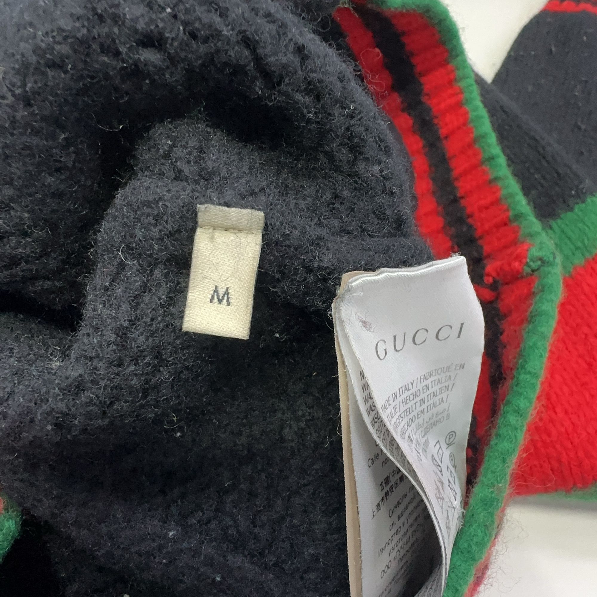 Gucci Gucci Web Stripe Cable Knit Cardigan US M Size US M / EU 48-50 / 2 - 5 Thumbnail