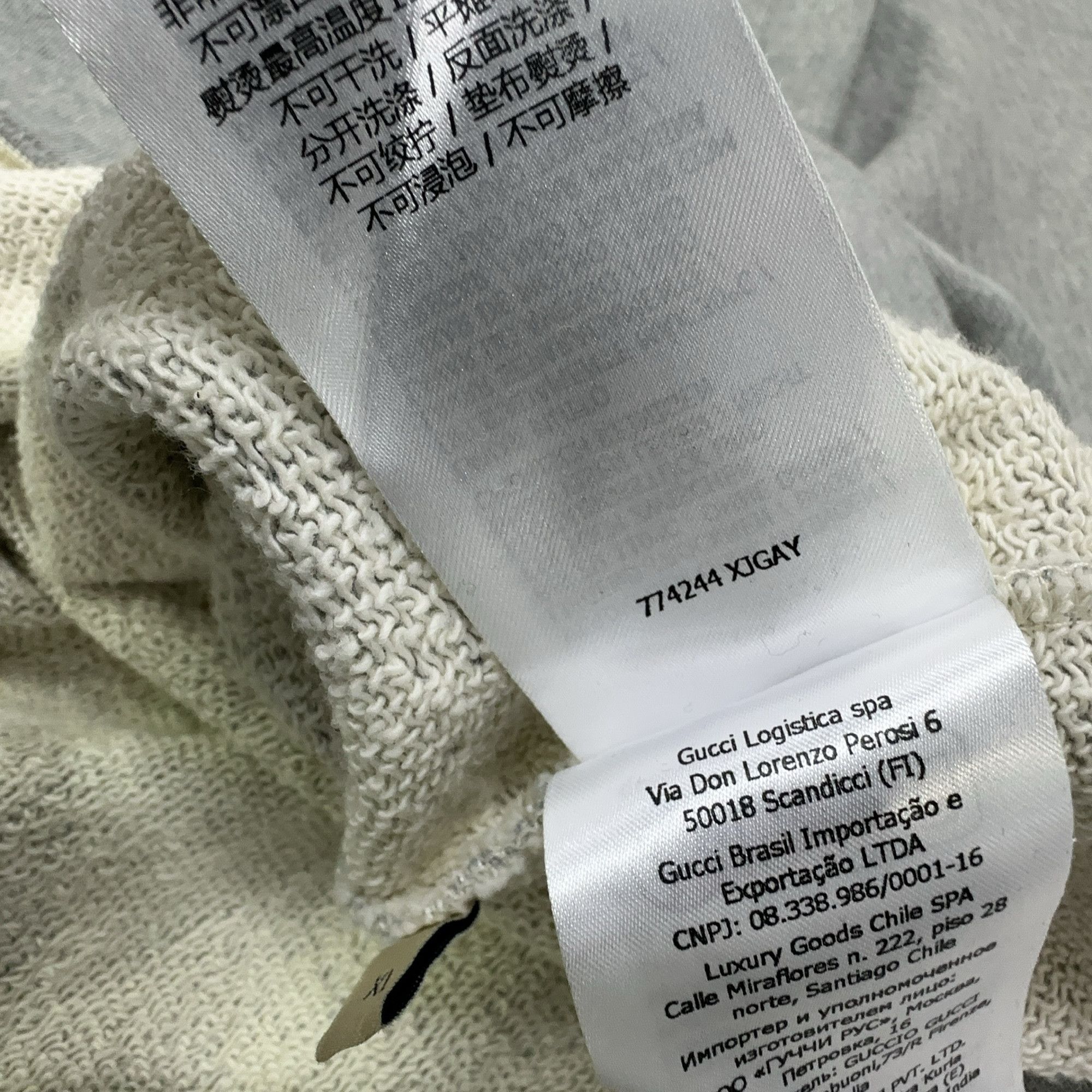 Gucci Gucci Interlocking G Logo Sweatshirt Gray XL Size US XL / EU 56 / 4 - 6 Thumbnail