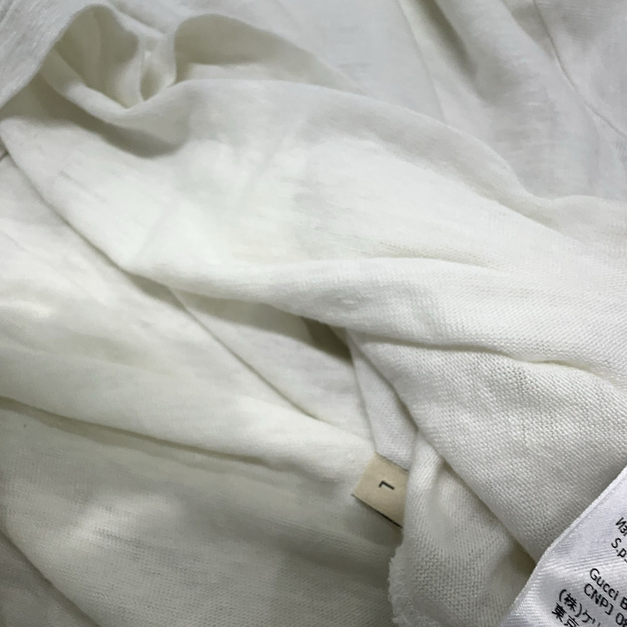 Gucci Gucci Linen V-Neck Long Sleeve T-Shirt L Size US L / EU 52-54 / 3 - 5 Thumbnail