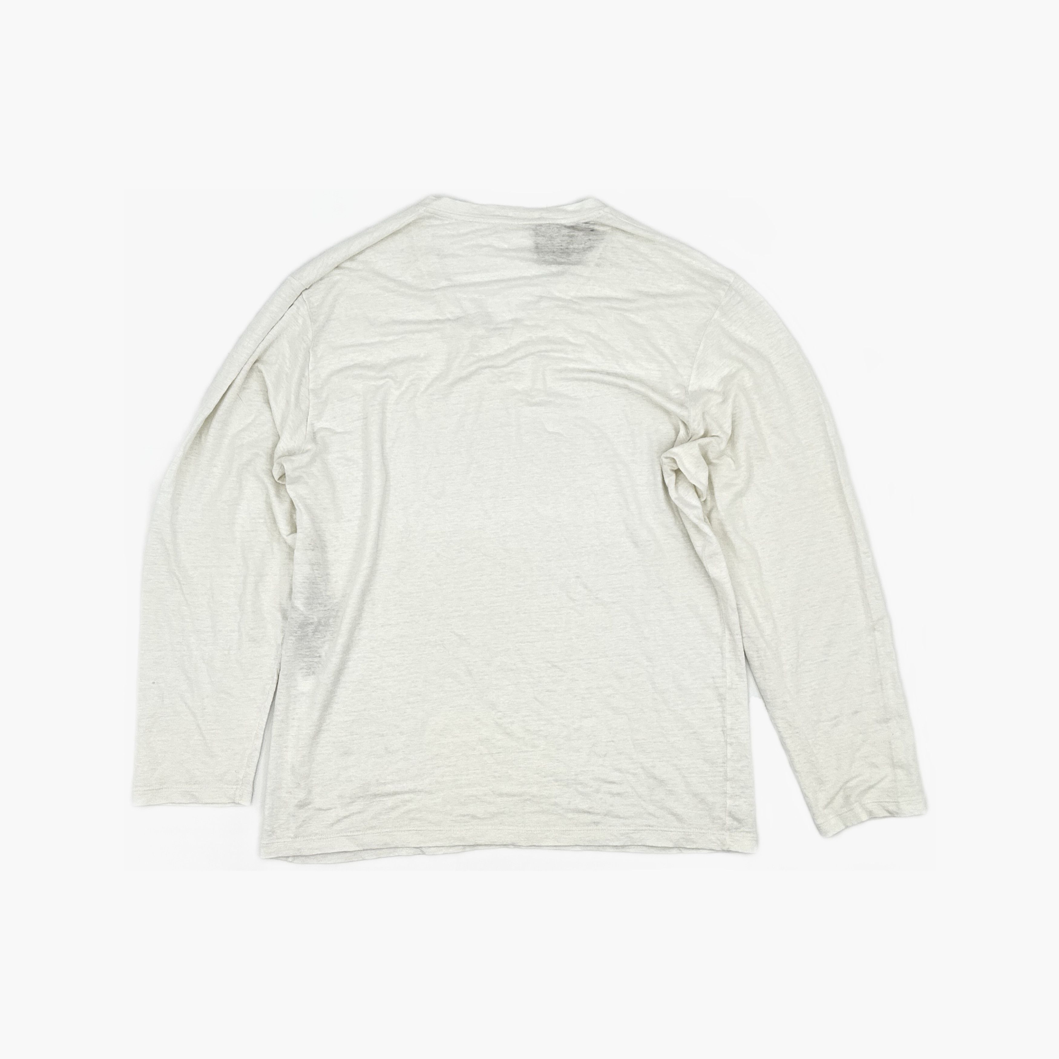 Gucci Gucci Linen V-Neck Long Sleeve T-Shirt L Size US L / EU 52-54 / 3 - 3 Thumbnail