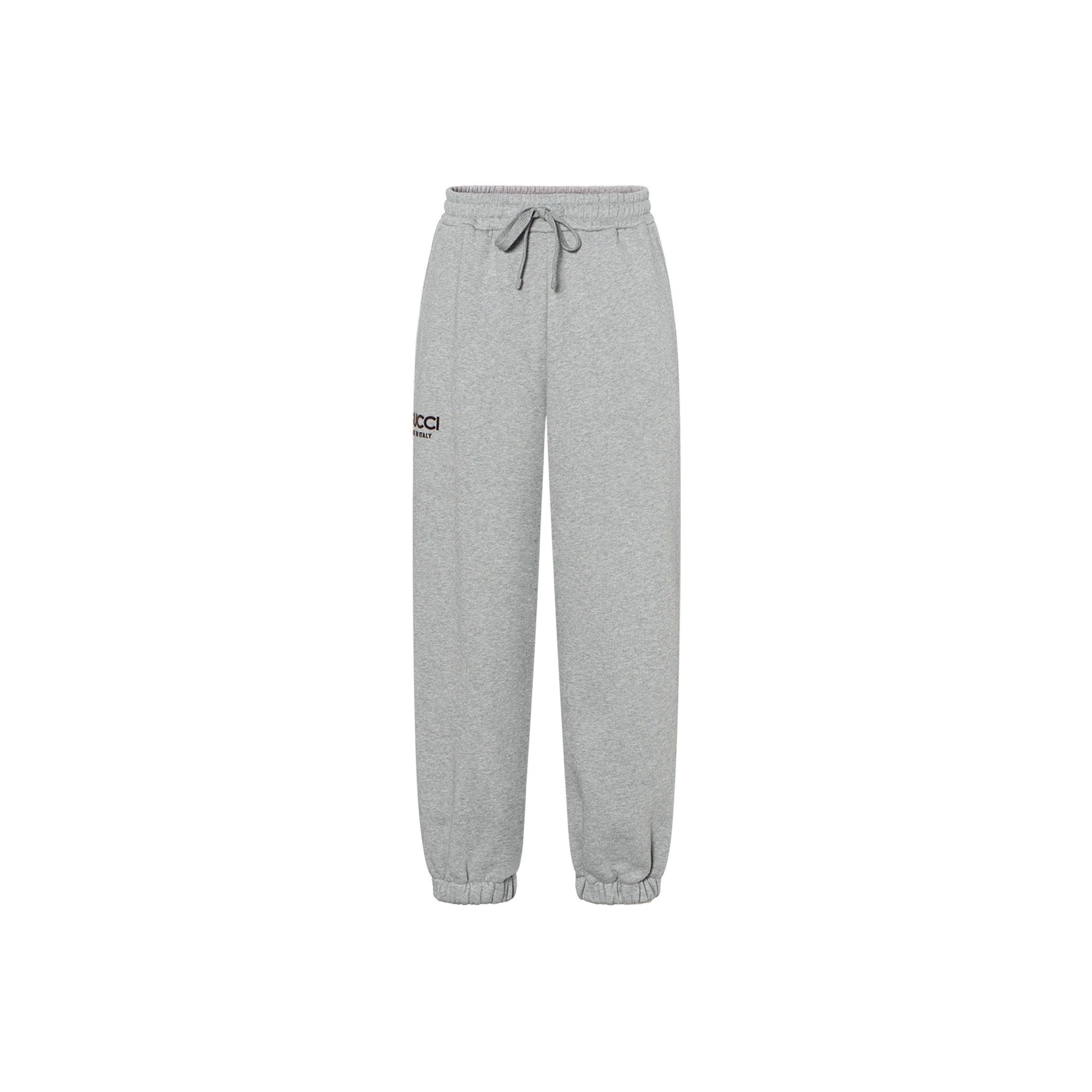 Gucci Gucci Logo Print Sweatpants Gray M Size US 32 / EU 48 - 2 Thumbnail