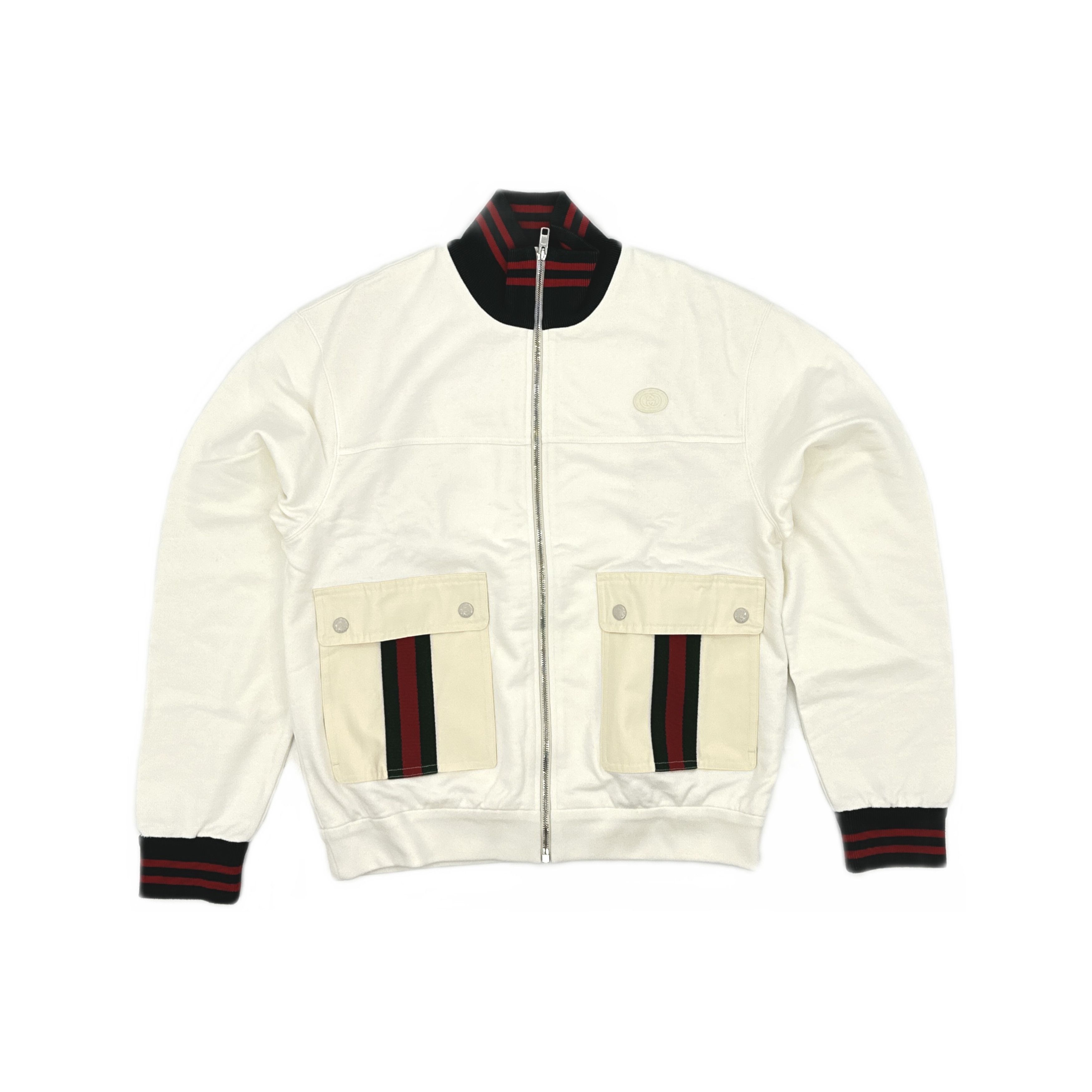 Gucci Gucci Striped Web Zip-Up Jacket XS Size US XS / EU 42 / 0 - 2 Thumbnail