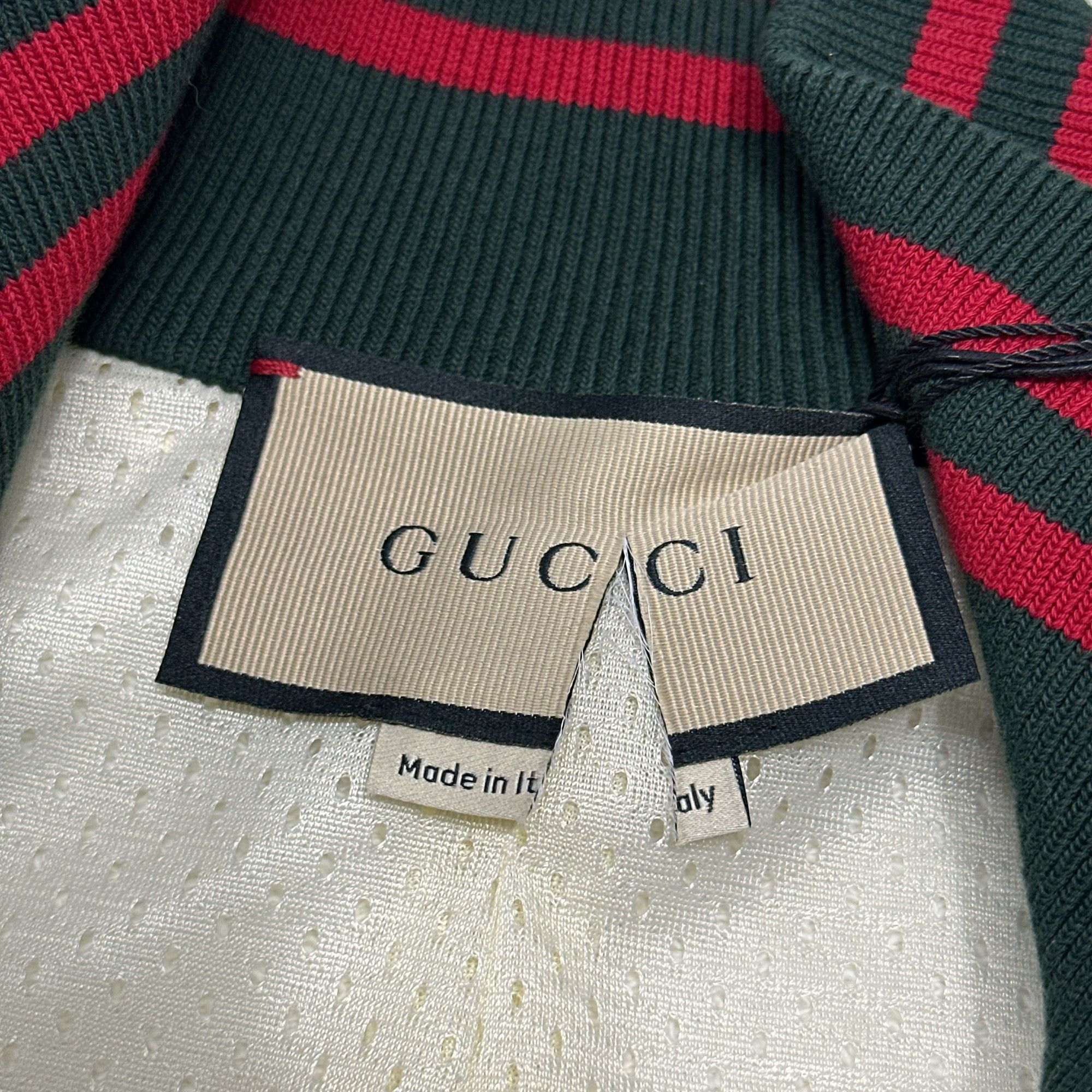 Gucci Gucci Striped Web Zip-Up Jacket XS Size US XS / EU 42 / 0 - 5 Thumbnail