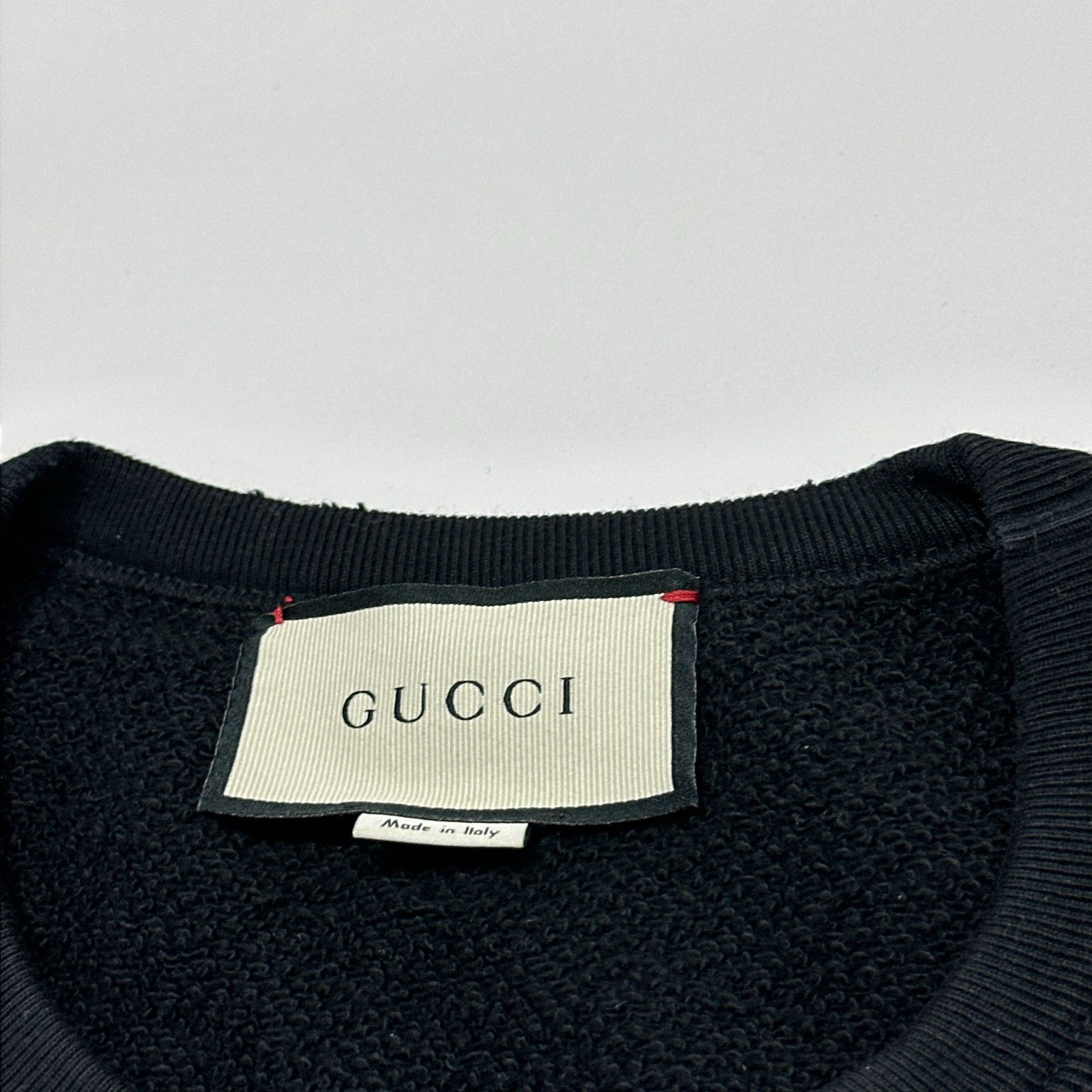 Gucci Gucci Logo Print Crewneck Sweatshirt Size M Size US M / EU 48-50 / 2 - 6 Thumbnail