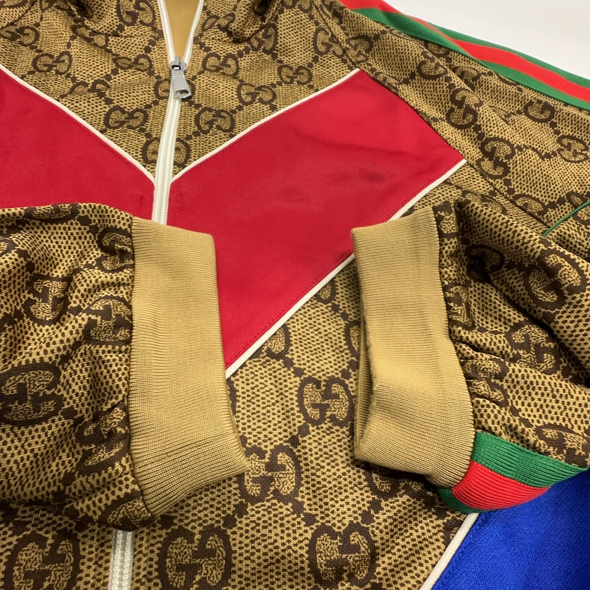 Gucci Gucci GG Chevron Jersey Jacket US L Size US L / EU 52-54 / 3 - 8 Thumbnail