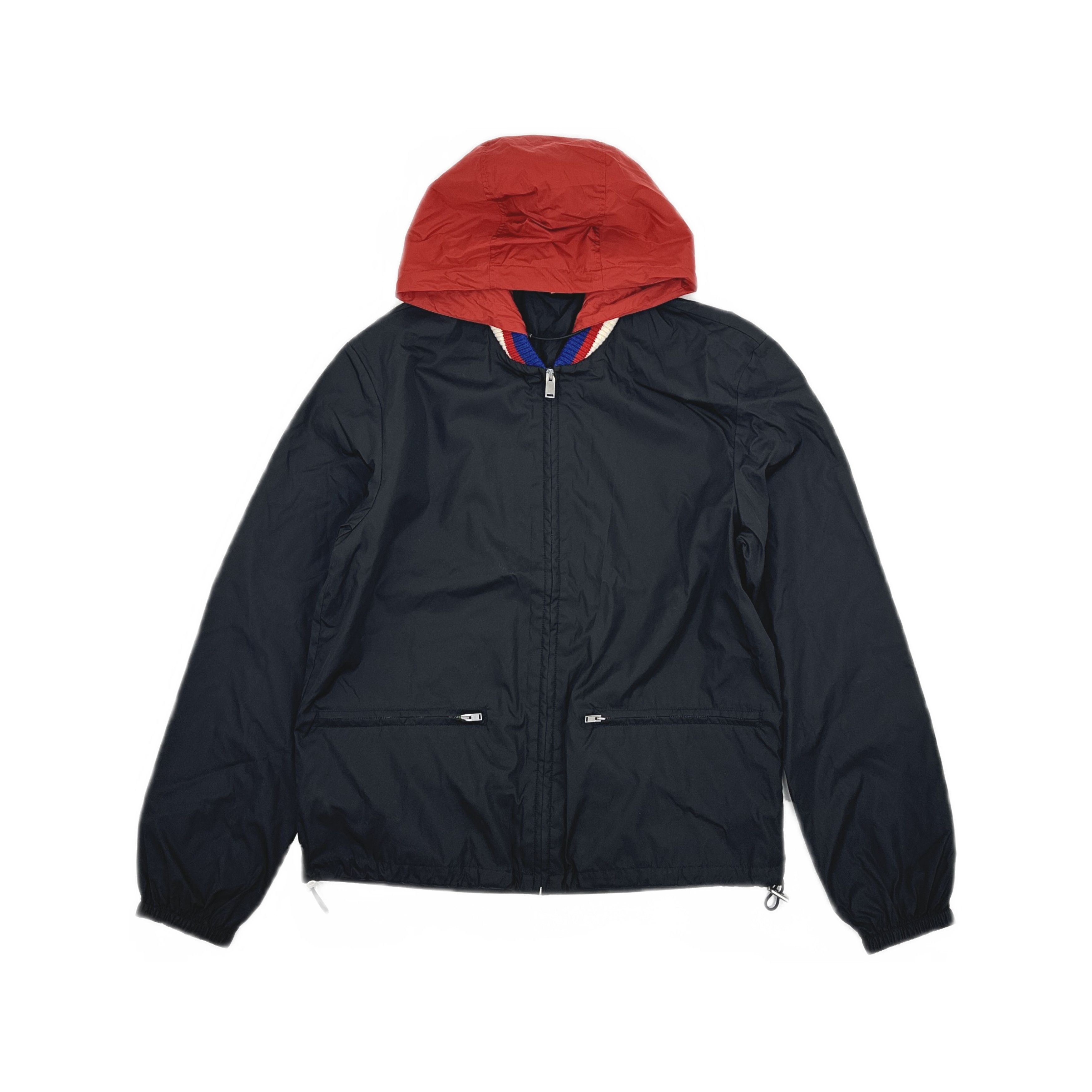 Gucci Gucci Logo Print Hooded Nylon Jacket Size 46 Size US S / EU 44-46 / 1 - 2 Thumbnail