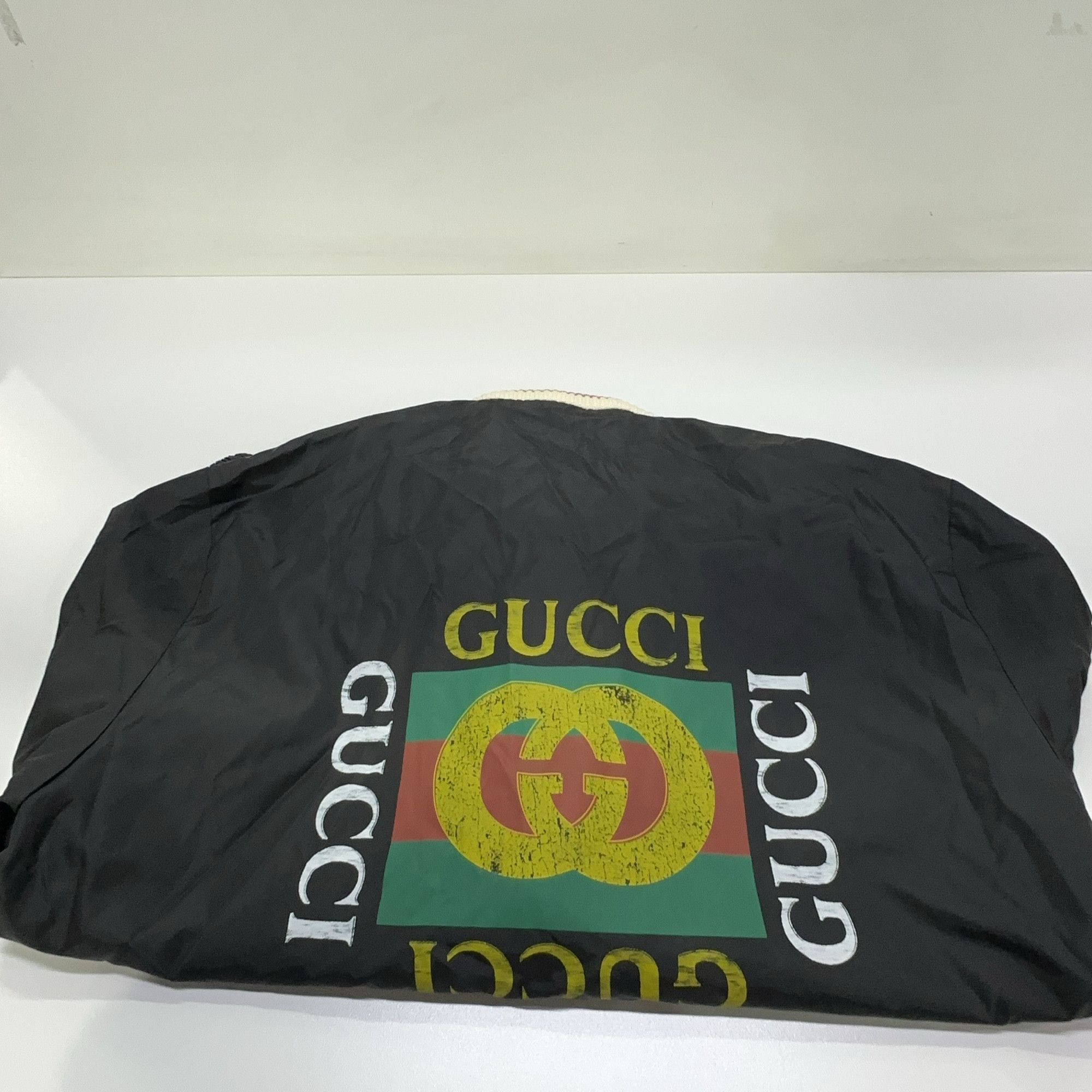 Gucci Gucci Logo Print Hooded Nylon Jacket Size 46 Size US S / EU 44-46 / 1 - 13 Thumbnail