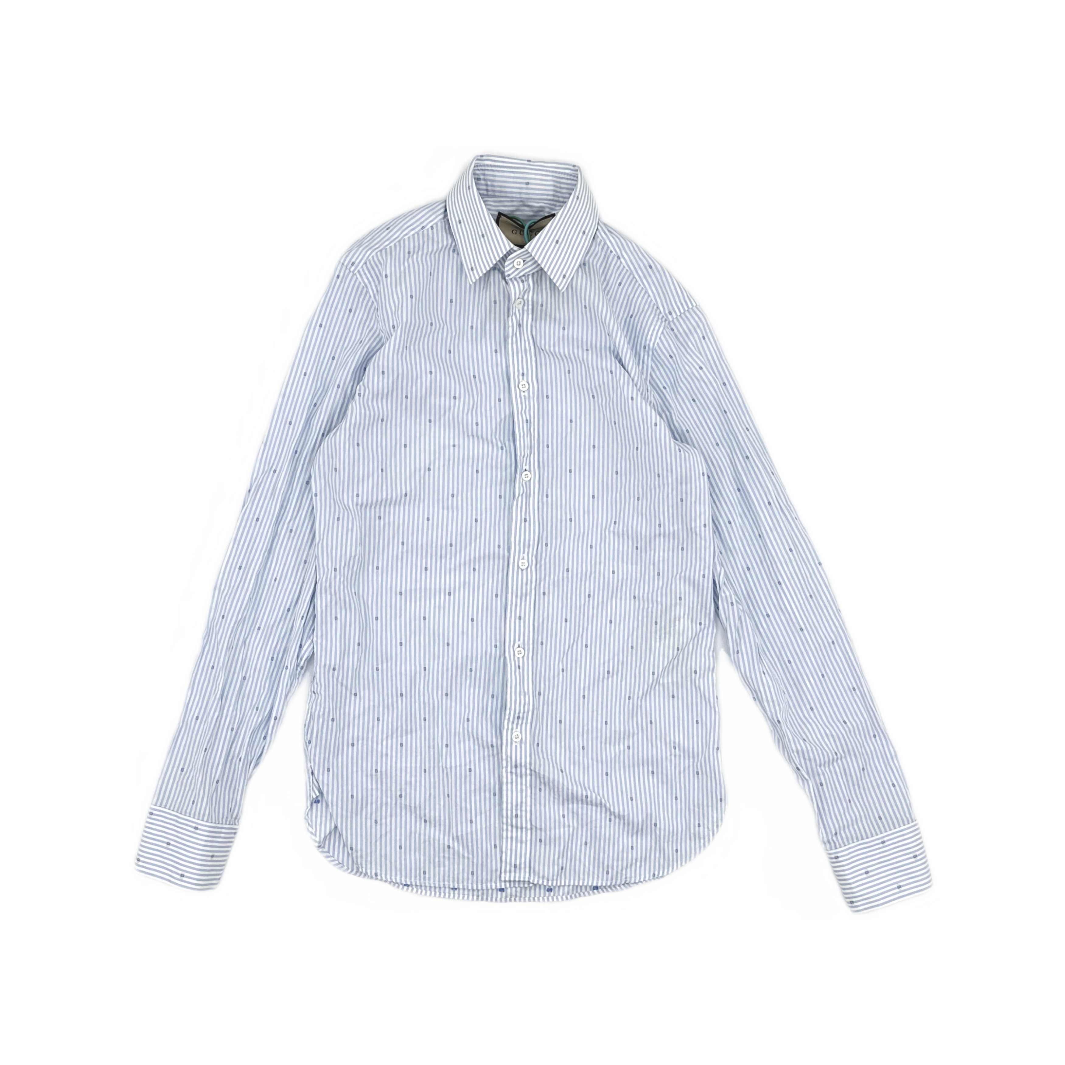 Gucci Gucci Striped Square G Fil-Coupe Shirt US S Size US S / EU 44-46 / 1 - 2 Thumbnail
