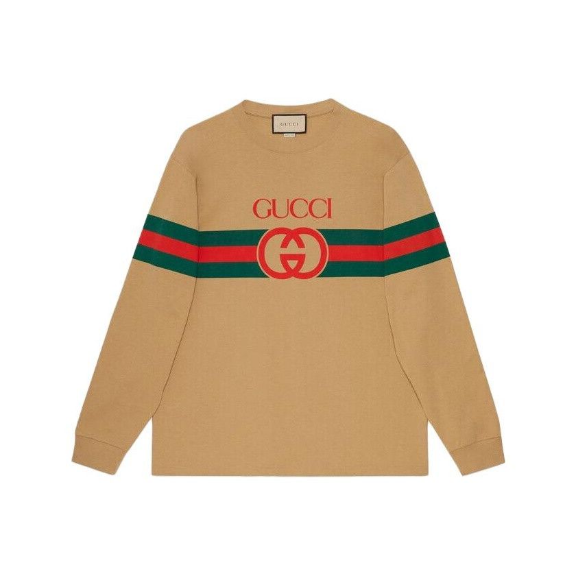 Gucci Gucci Web Interlocking G Logo Sweatshirt M Size US M / EU 48-50 / 2 - 2 Thumbnail