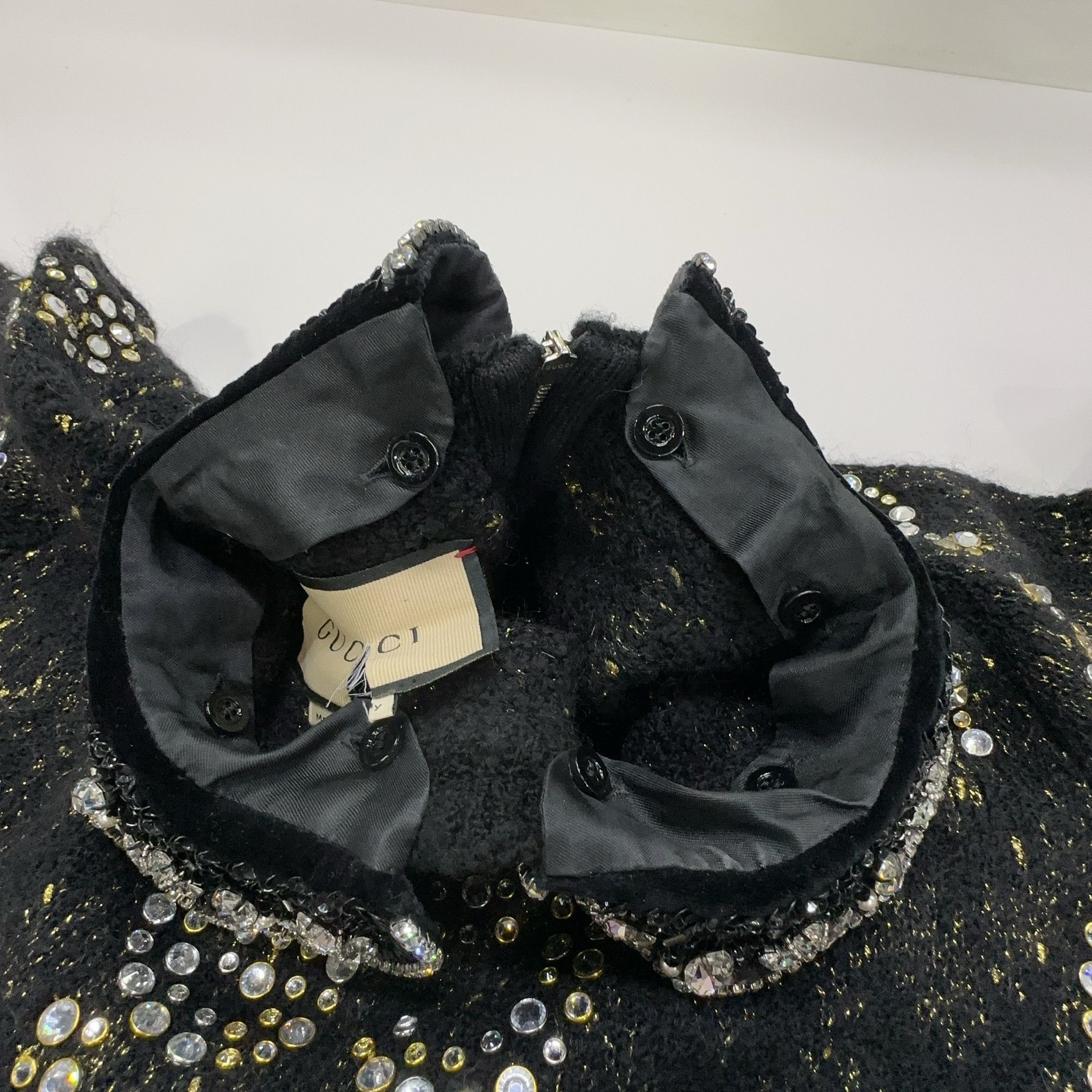 Gucci Gucci Crystal Embellished GG Sweater L Size L / US 10 / IT 46 - 8 Thumbnail
