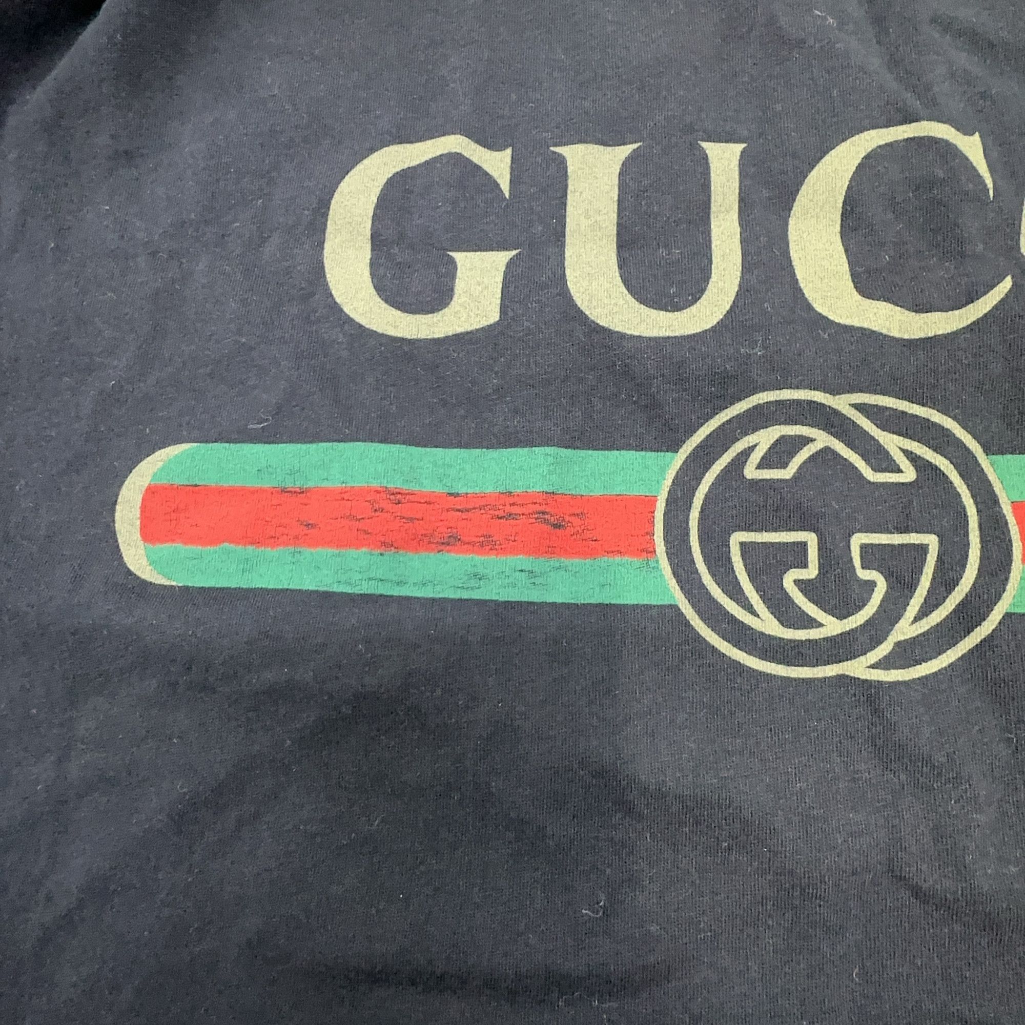 Gucci Gucci Logo Belt Print Cotton Silk T-Shirt S Size US S / EU 44-46 / 1 - 9 Thumbnail