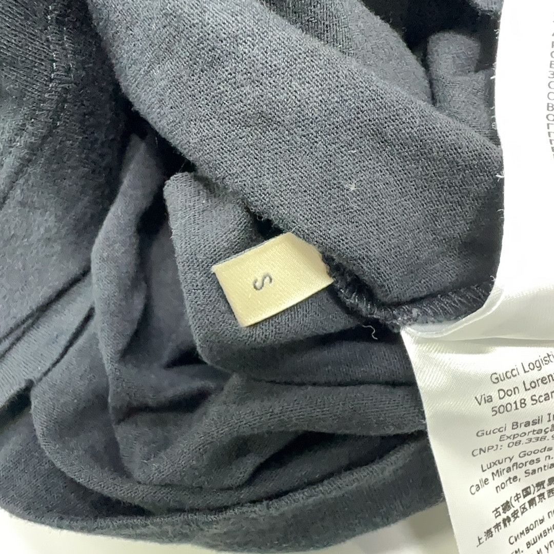 Gucci Gucci Logo Belt Print Cotton Silk T-Shirt S Size US S / EU 44-46 / 1 - 6 Thumbnail