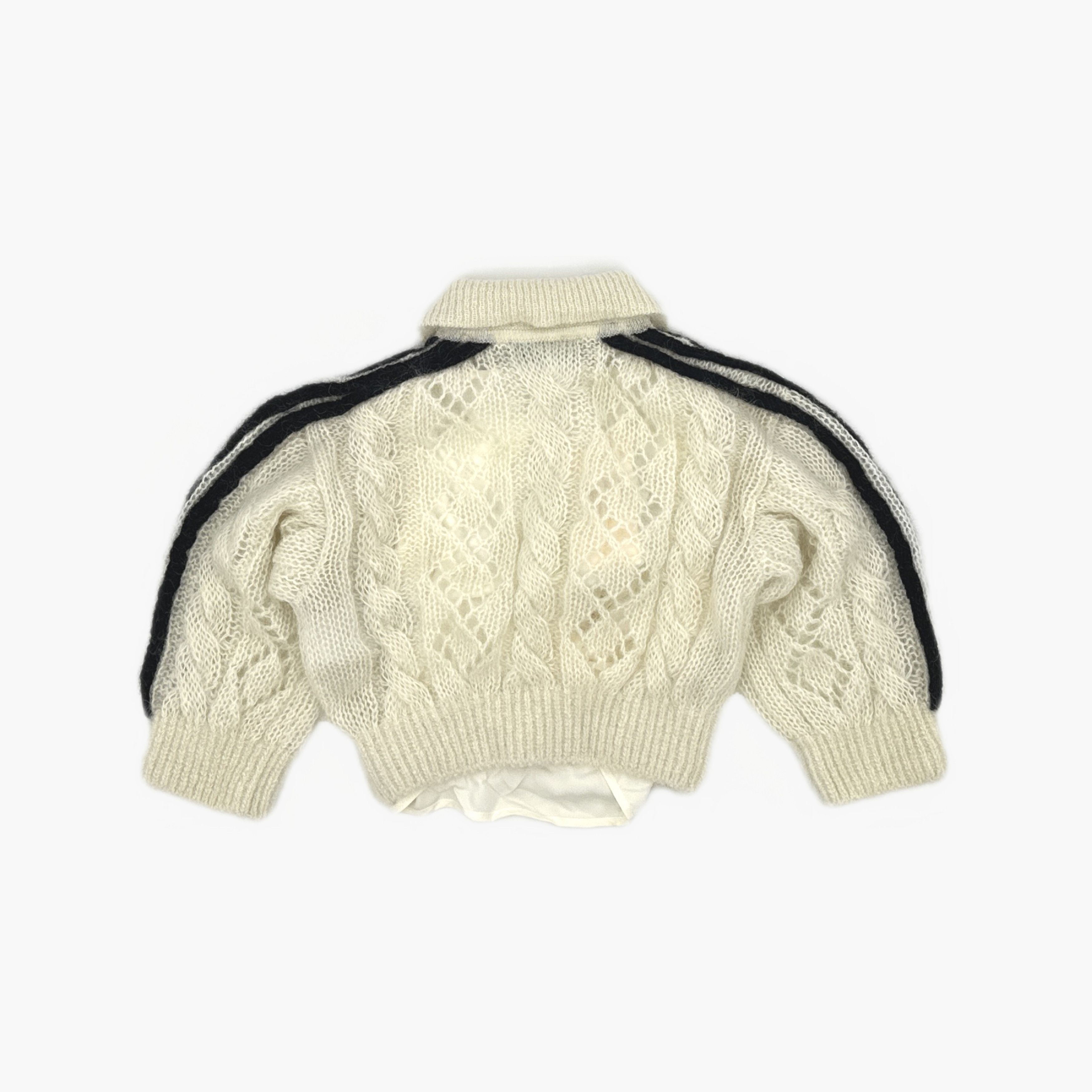 Gucci Gucci x Adidas Cable Knit Polo Sweater Size S Size S / US 4 / IT 40 - 3 Thumbnail