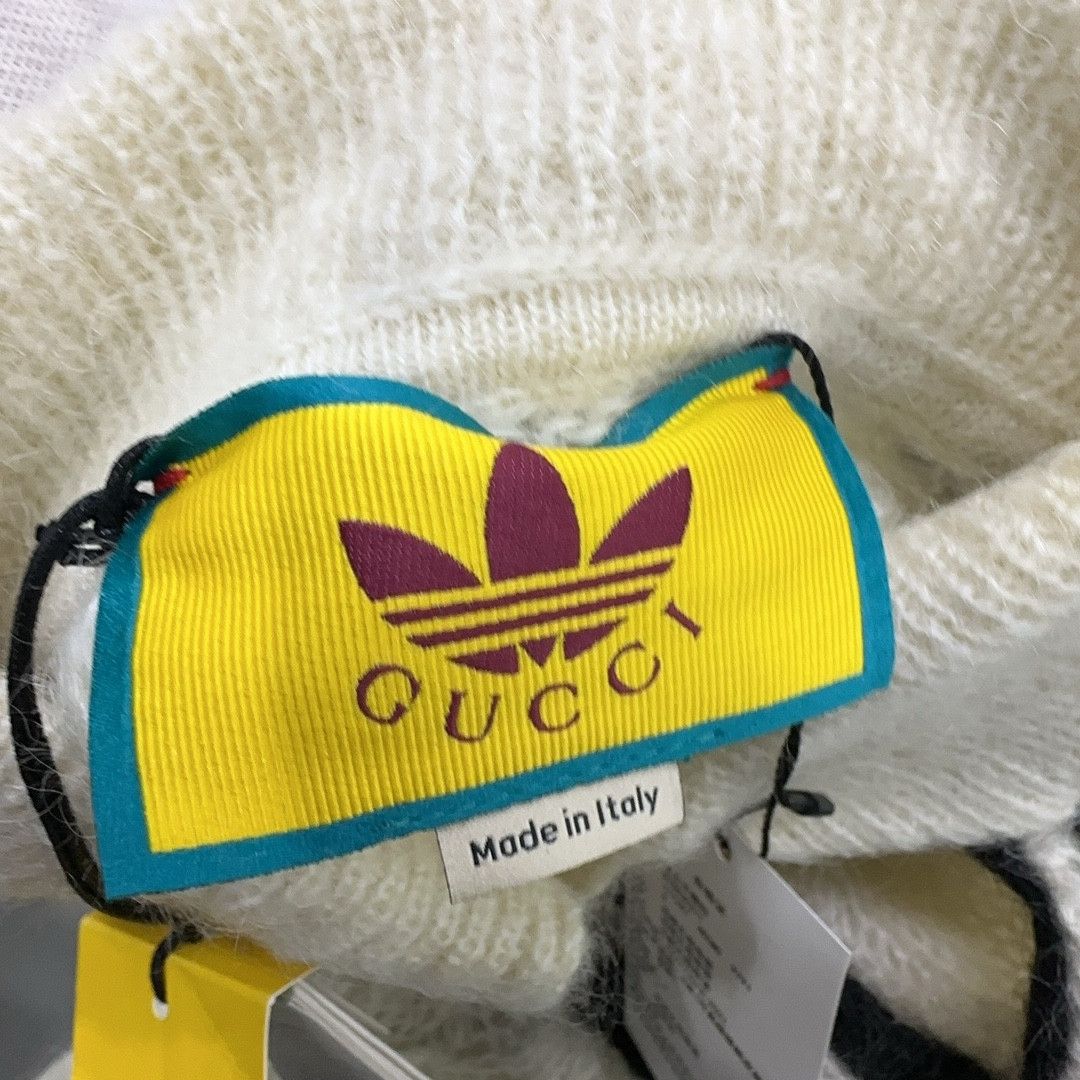 Gucci Gucci x Adidas Cable Knit Polo Sweater Size S Size S / US 4 / IT 40 - 10 Thumbnail