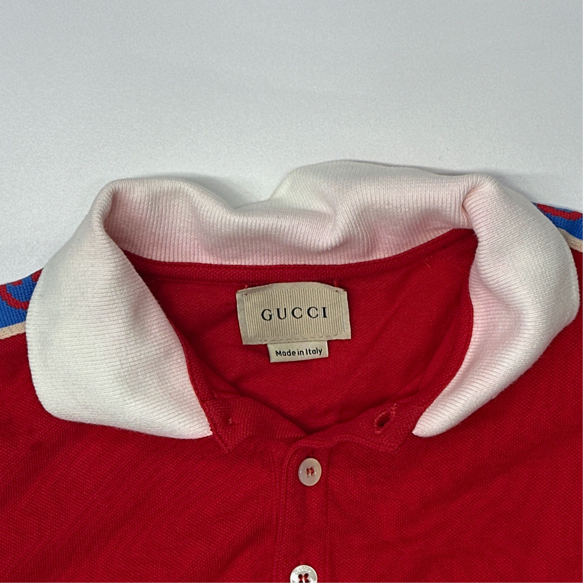 Gucci Gucci Interlocking G Jacquard Polo Shirt Size 12 Size US XXS / EU 40 - 5 Thumbnail