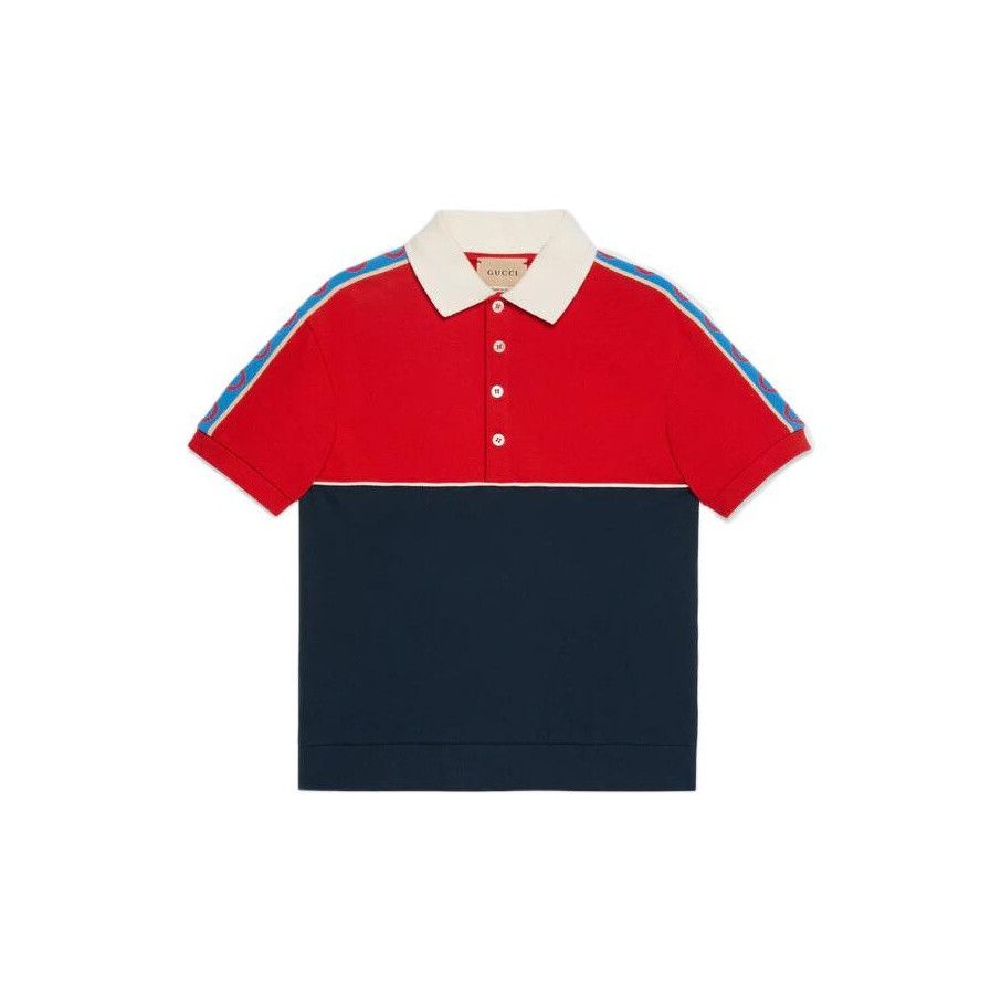 Gucci Gucci Interlocking G Jacquard Polo Shirt Size 12 Size US XXS / EU 40 - 2 Thumbnail