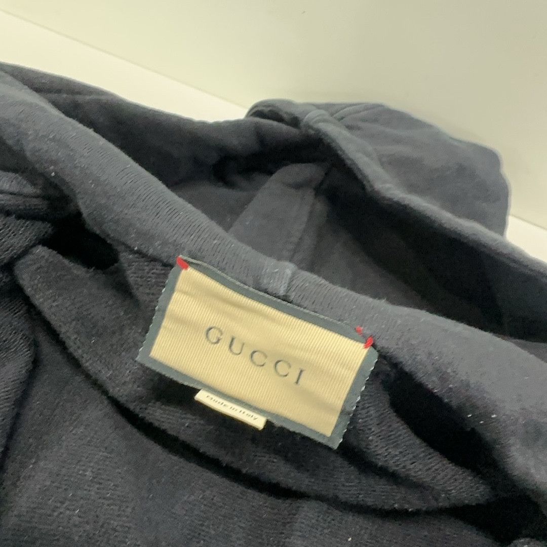 Gucci Gucci Web Stripe Half-Zip Hoodie Size S Size US S / EU 44-46 / 1 - 6 Thumbnail