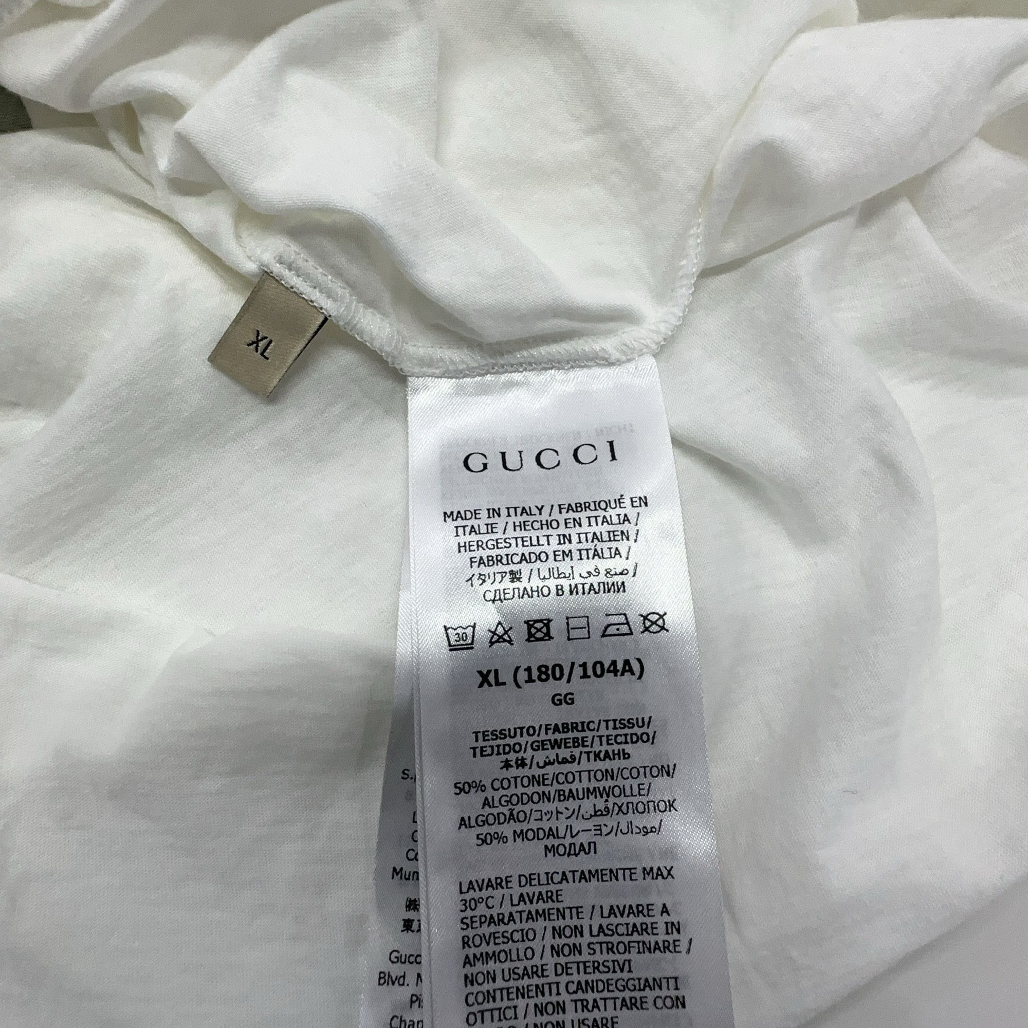 Gucci Gucci Watercolor GG Logo T-Shirt XL Size US XL / EU 56 / 4 - 6 Thumbnail