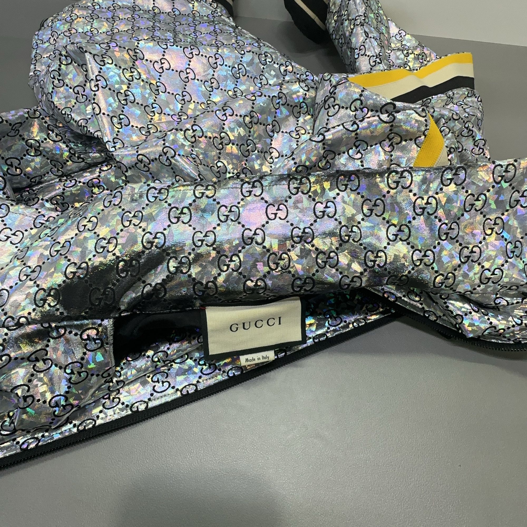 Gucci Gucci GG Laminated Nylon Track Jacket XS Size US XS / EU 42 / 0 - 7 Thumbnail
