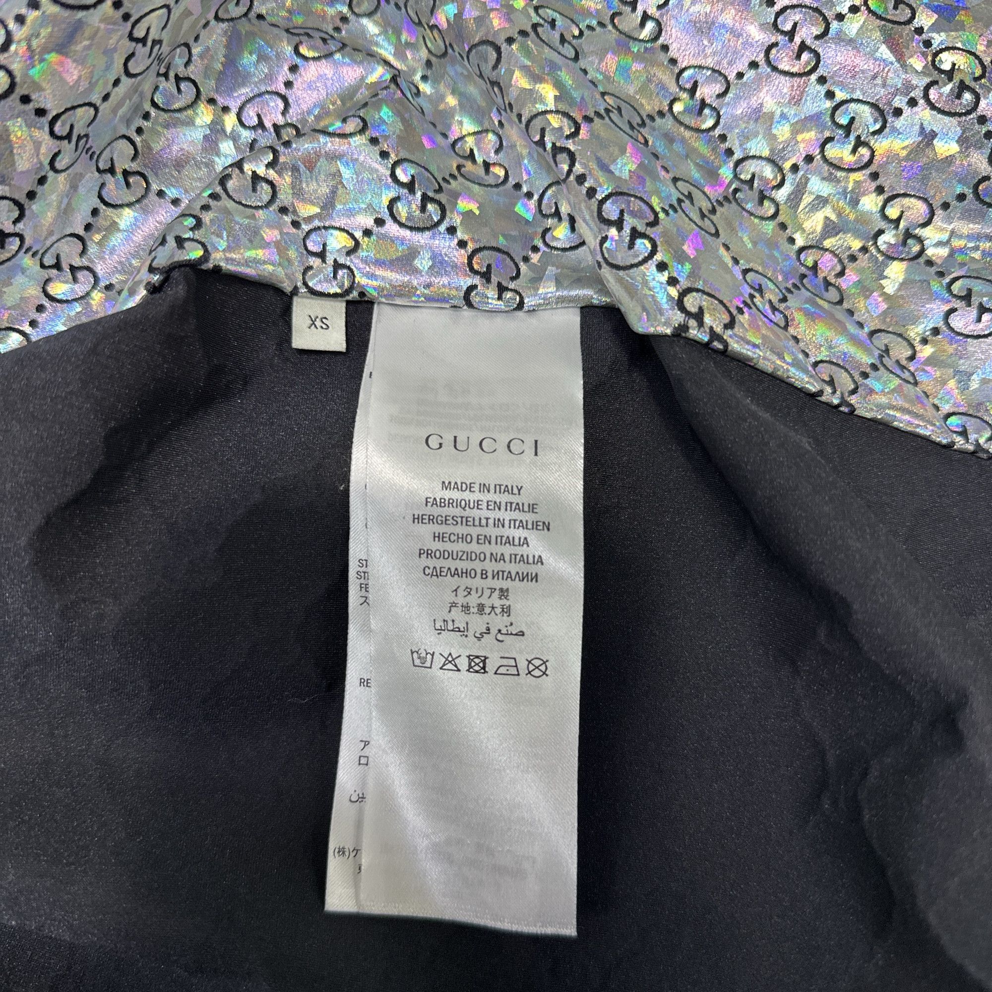 Gucci Gucci GG Laminated Nylon Track Jacket XS Size US XS / EU 42 / 0 - 5 Thumbnail