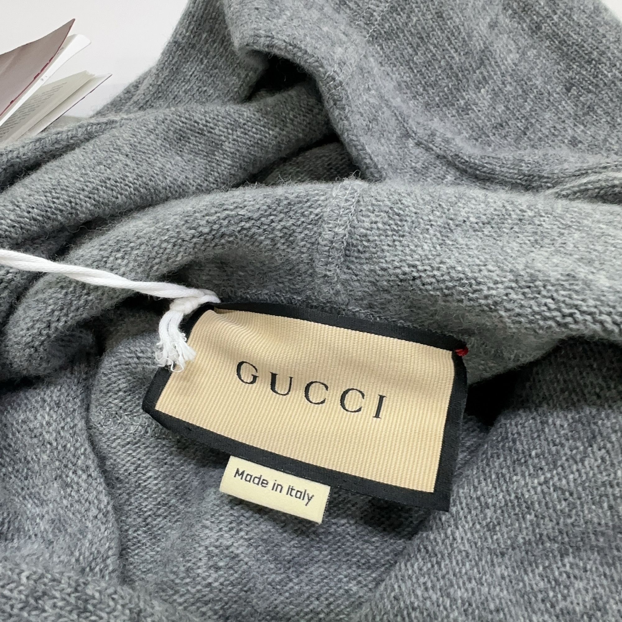 Gucci Gucci Pink Logo Wool Knit Hoodie XXL Size US XXL / EU 58 / 5 - 5 Thumbnail