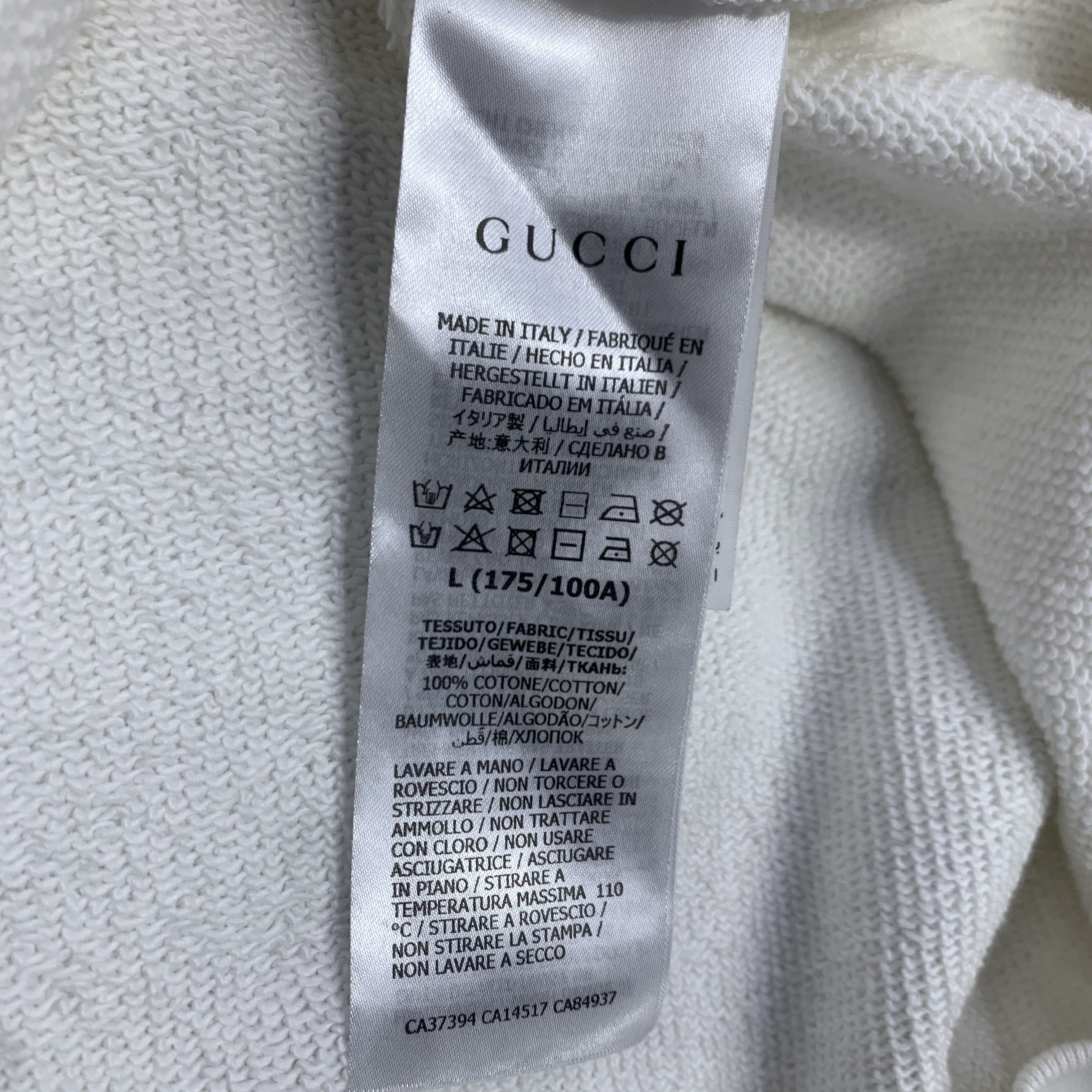 Gucci Gucci Original Logo Print Sweatshirt Size L Size US L / EU 52-54 / 3 - 4 Thumbnail