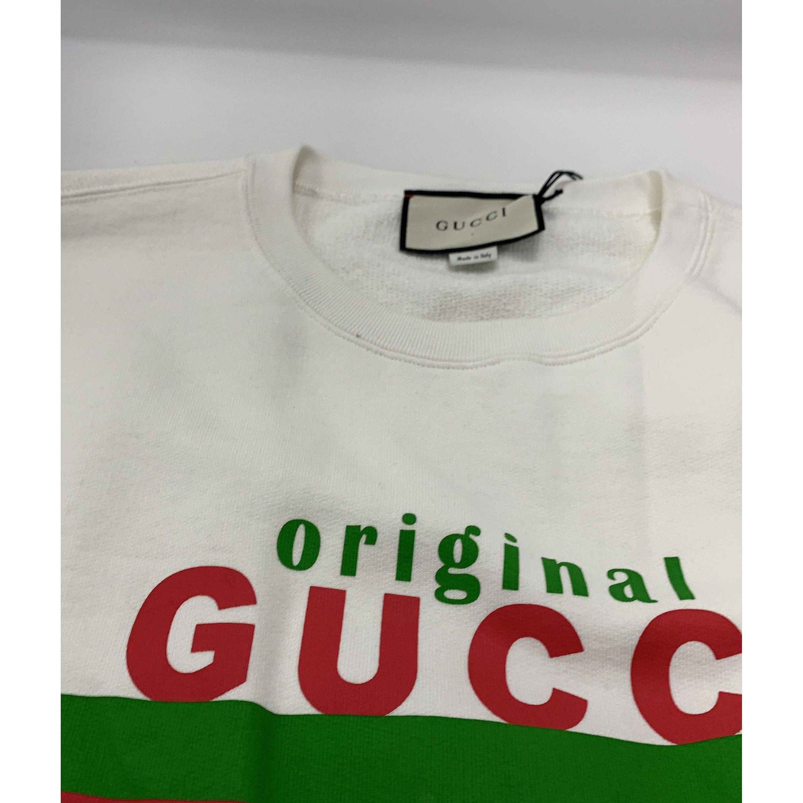 Gucci Gucci Original Logo Print Sweatshirt Size L Size US L / EU 52-54 / 3 - 6 Thumbnail