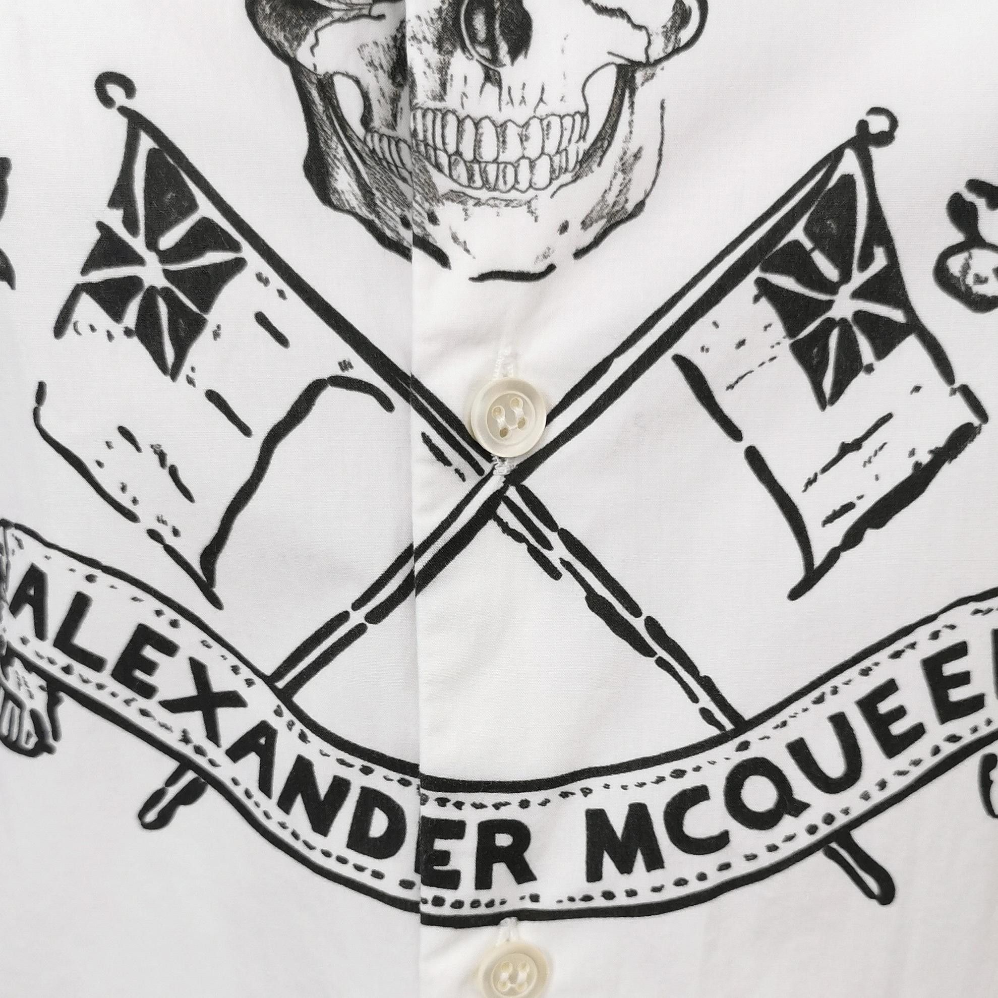 Alexander McQueen Alexander McQueen Men xs Short Sleeve Shirts Size US XS / EU 42 / 0 - 3 Thumbnail