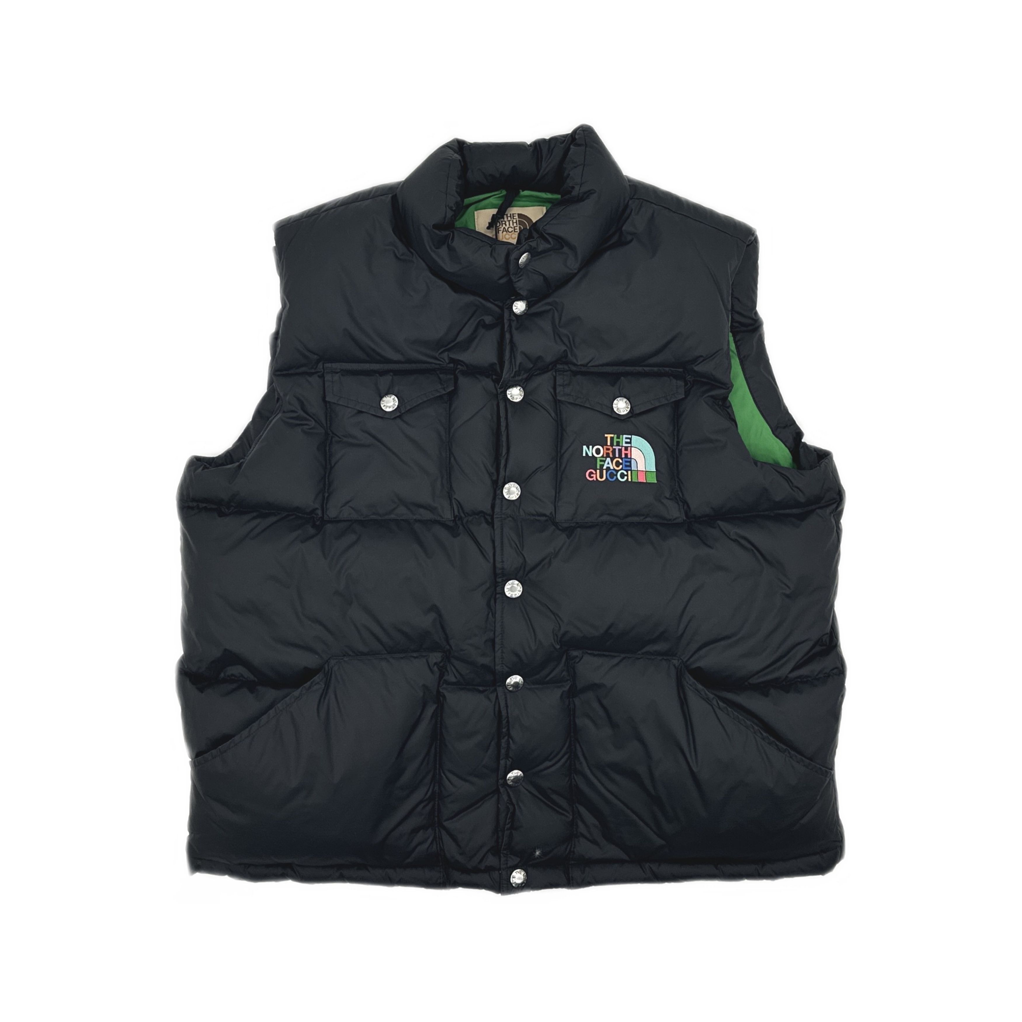 Gucci × The North Face Gucci x The North Face Logo Embroidered Puffer Vest XL Size US XL / EU 56 / 4 - 2 Thumbnail