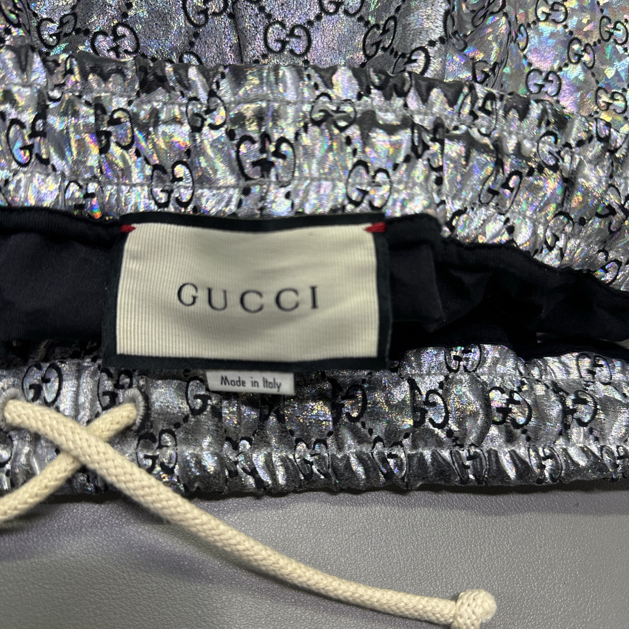 Gucci Gucci GG Logo Holographic Joggers Size M Size US 32 / EU 48 - 4 Thumbnail