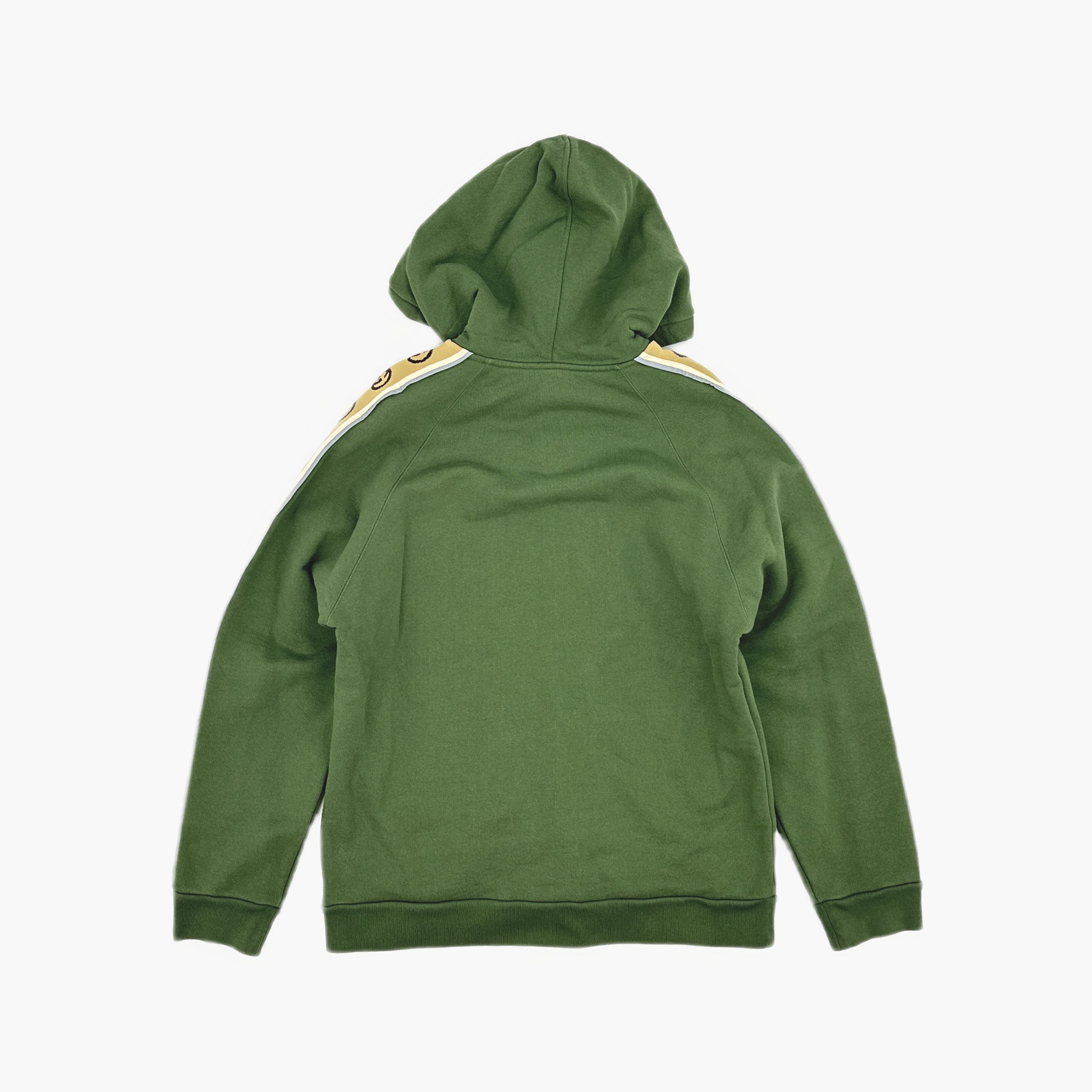 Gucci Gucci Side Logo Tape Hoodie Green Size S Size US S / EU 44-46 / 1 - 3 Thumbnail