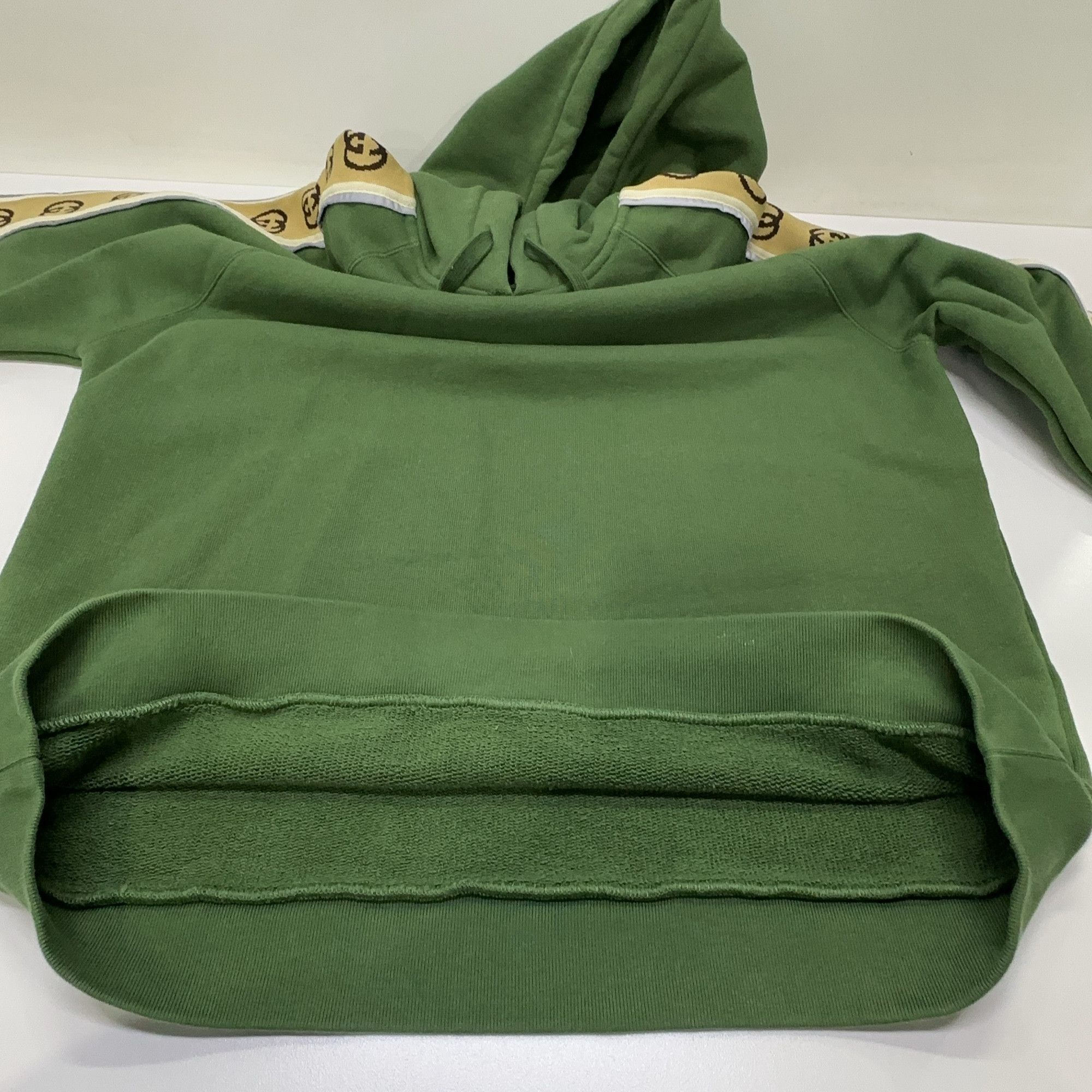 Gucci Gucci Side Logo Tape Hoodie Green Size S Size US S / EU 44-46 / 1 - 10 Thumbnail